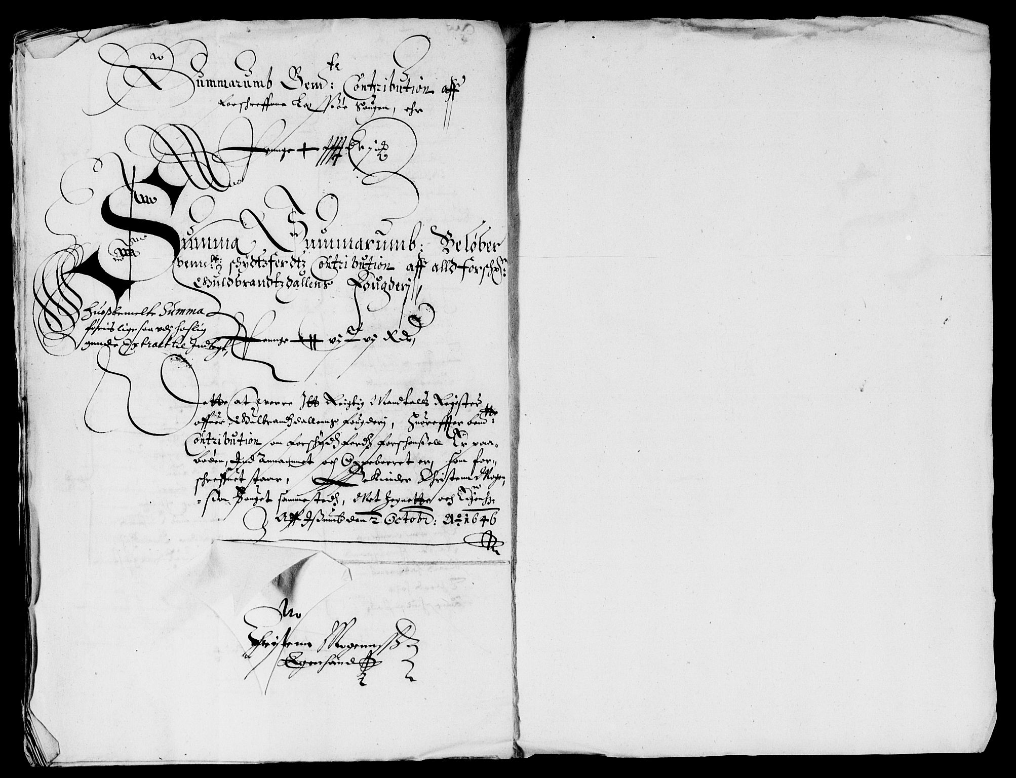 Rentekammeret inntil 1814, Reviderte regnskaper, Lensregnskaper, RA/EA-5023/R/Rb/Rba/L0189: Akershus len, 1646-1647