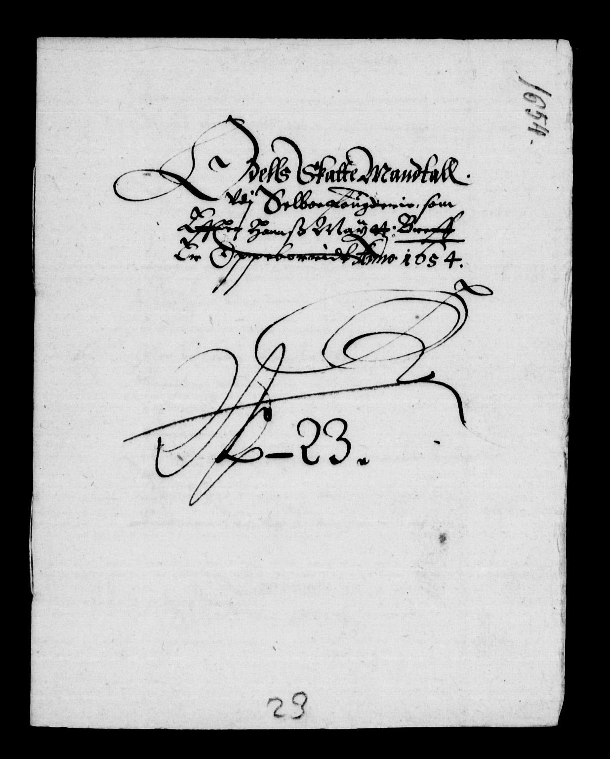 Rentekammeret inntil 1814, Reviderte regnskaper, Lensregnskaper, AV/RA-EA-5023/R/Rb/Rbw/L0118: Trondheim len, 1654-1655