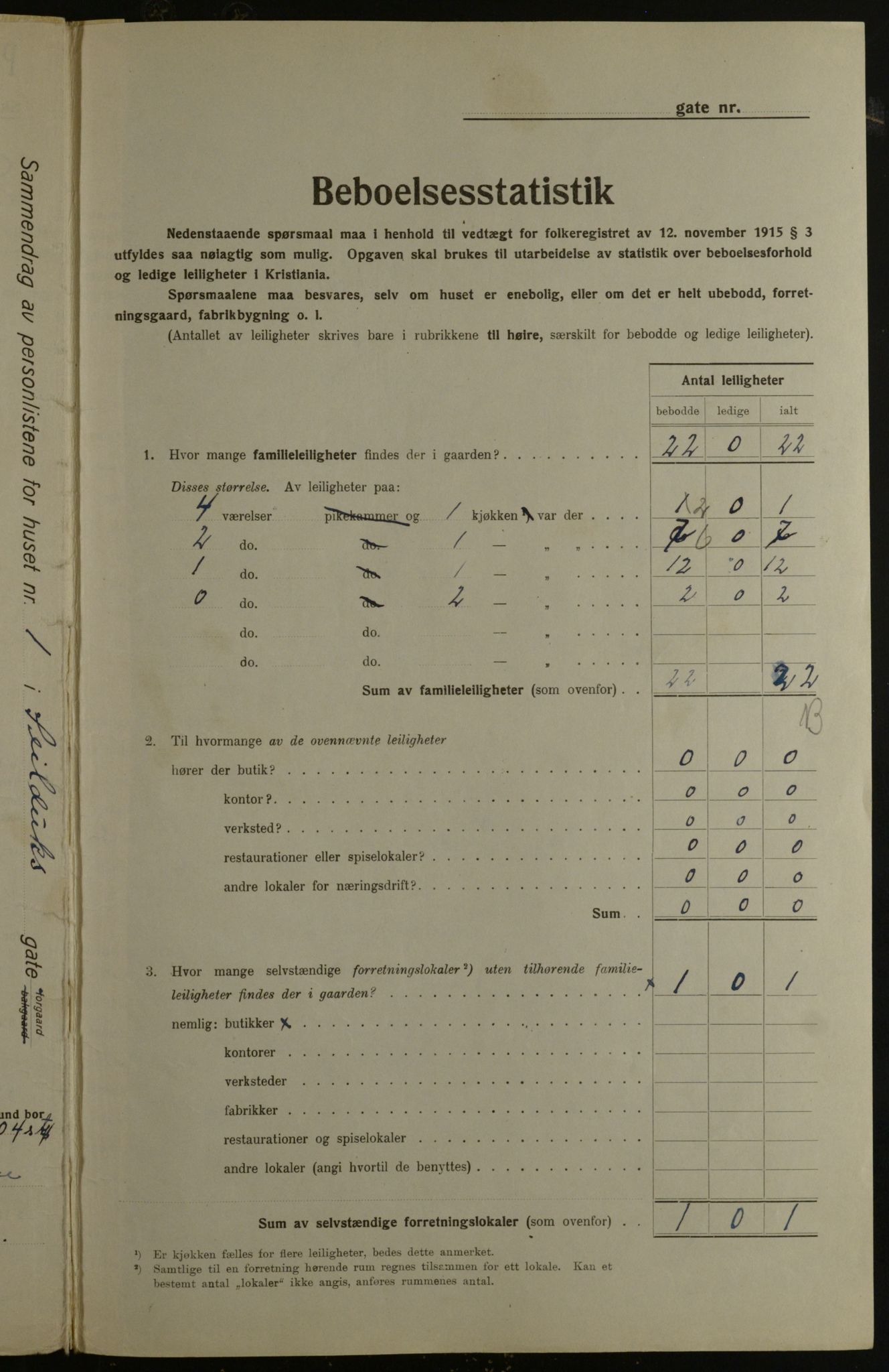 OBA, Kommunal folketelling 1.12.1923 for Kristiania, 1923, s. 103968