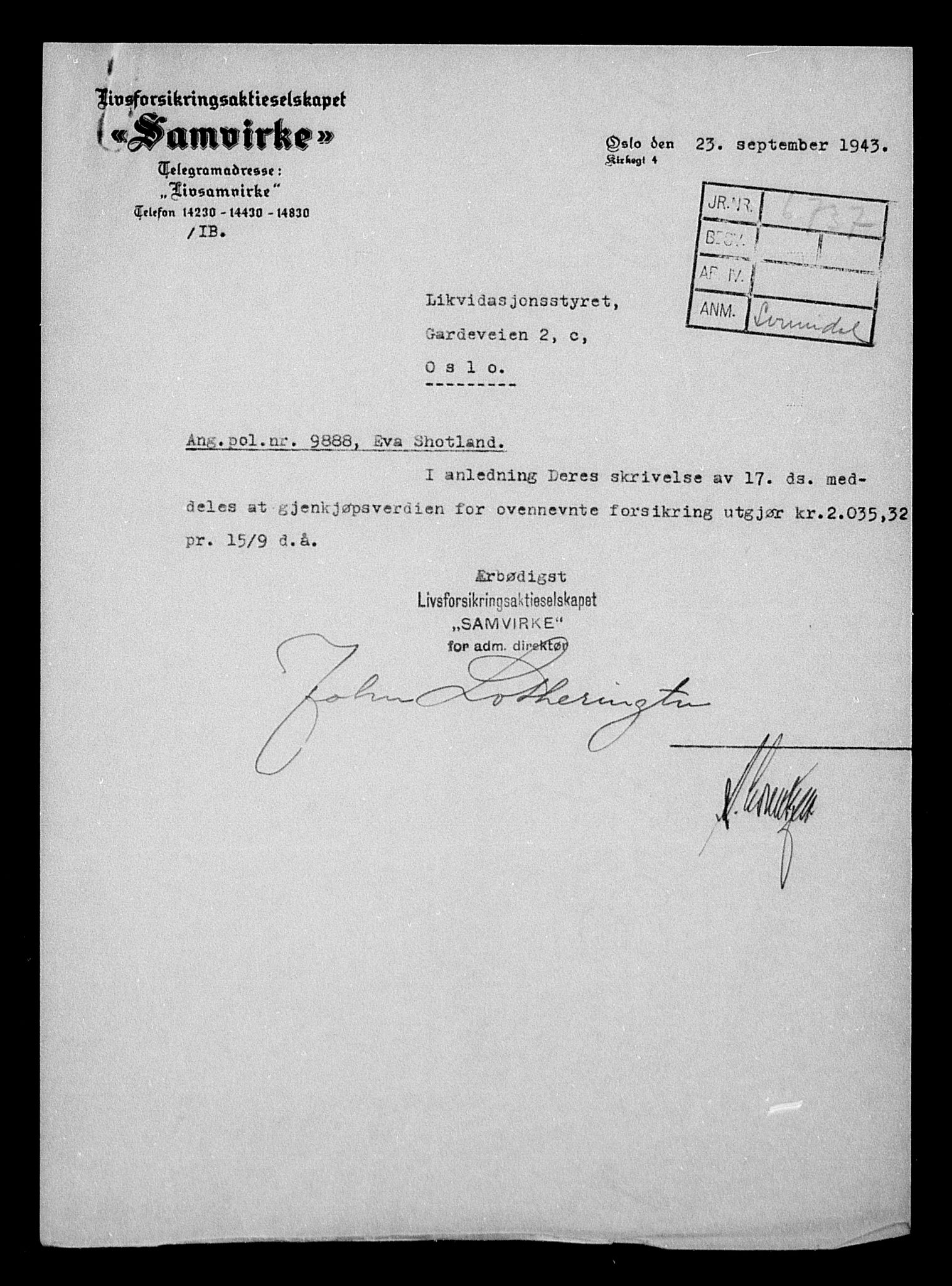 Justisdepartementet, Tilbakeføringskontoret for inndratte formuer, AV/RA-S-1564/H/Hc/Hcb/L0915: --, 1945-1947, s. 424
