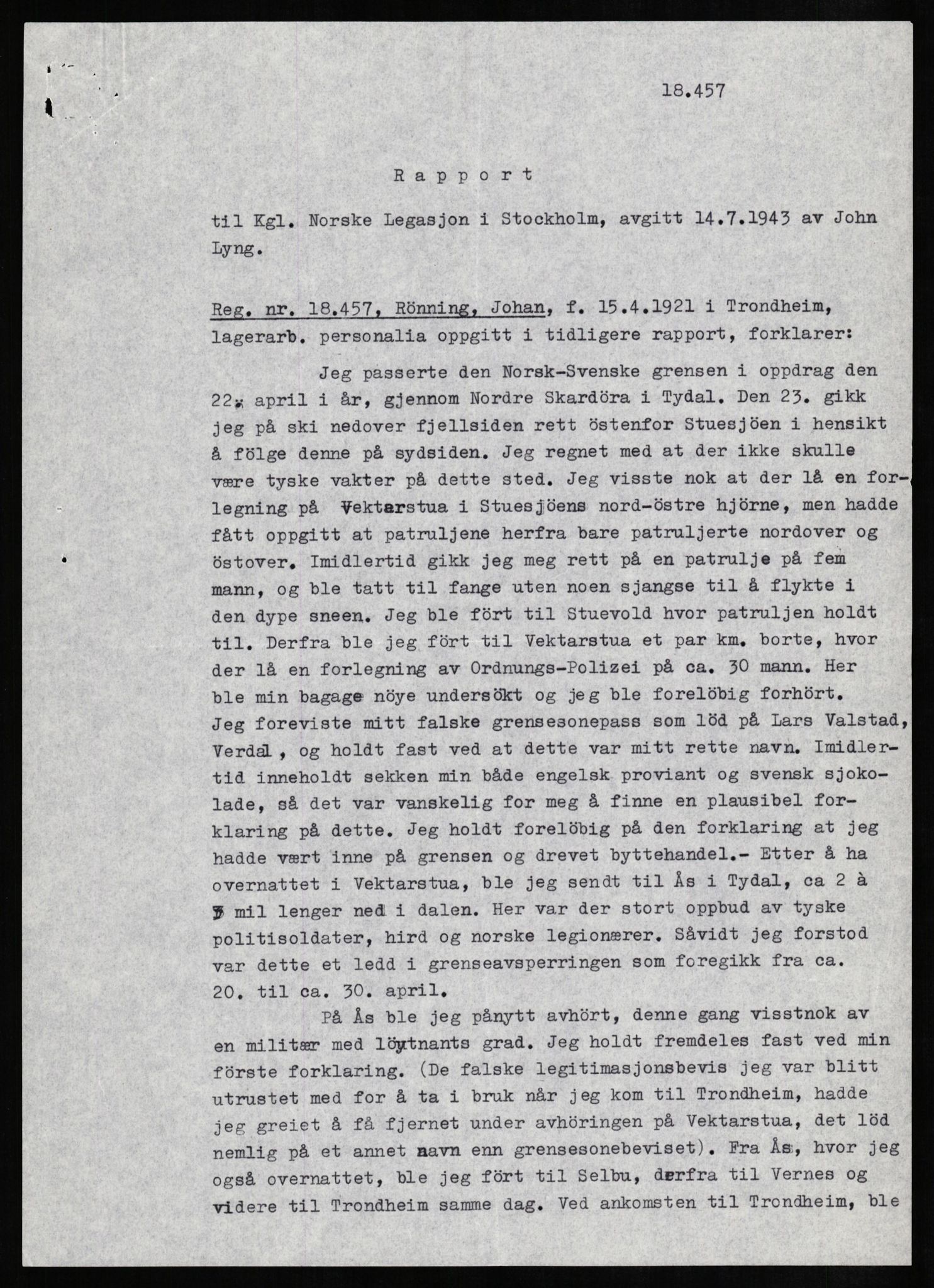 Forsvaret, Forsvarets overkommando II, AV/RA-RAFA-3915/D/Db/L0009: CI Questionaires. Tyske okkupasjonsstyrker i Norge. Tyskere., 1945-1946, s. 366