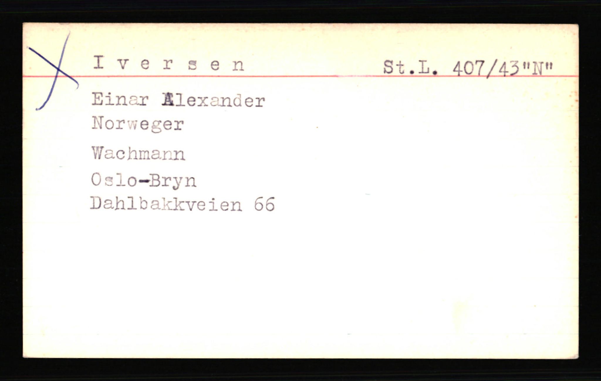 SS- und Polizeigericht Nord (IX), AV/RA-RAFA-3182/0001/C/Ca/L0003: kartotekkort for personer alfabetisk på etternavn: H-Joha, 1940-1945, s. 530