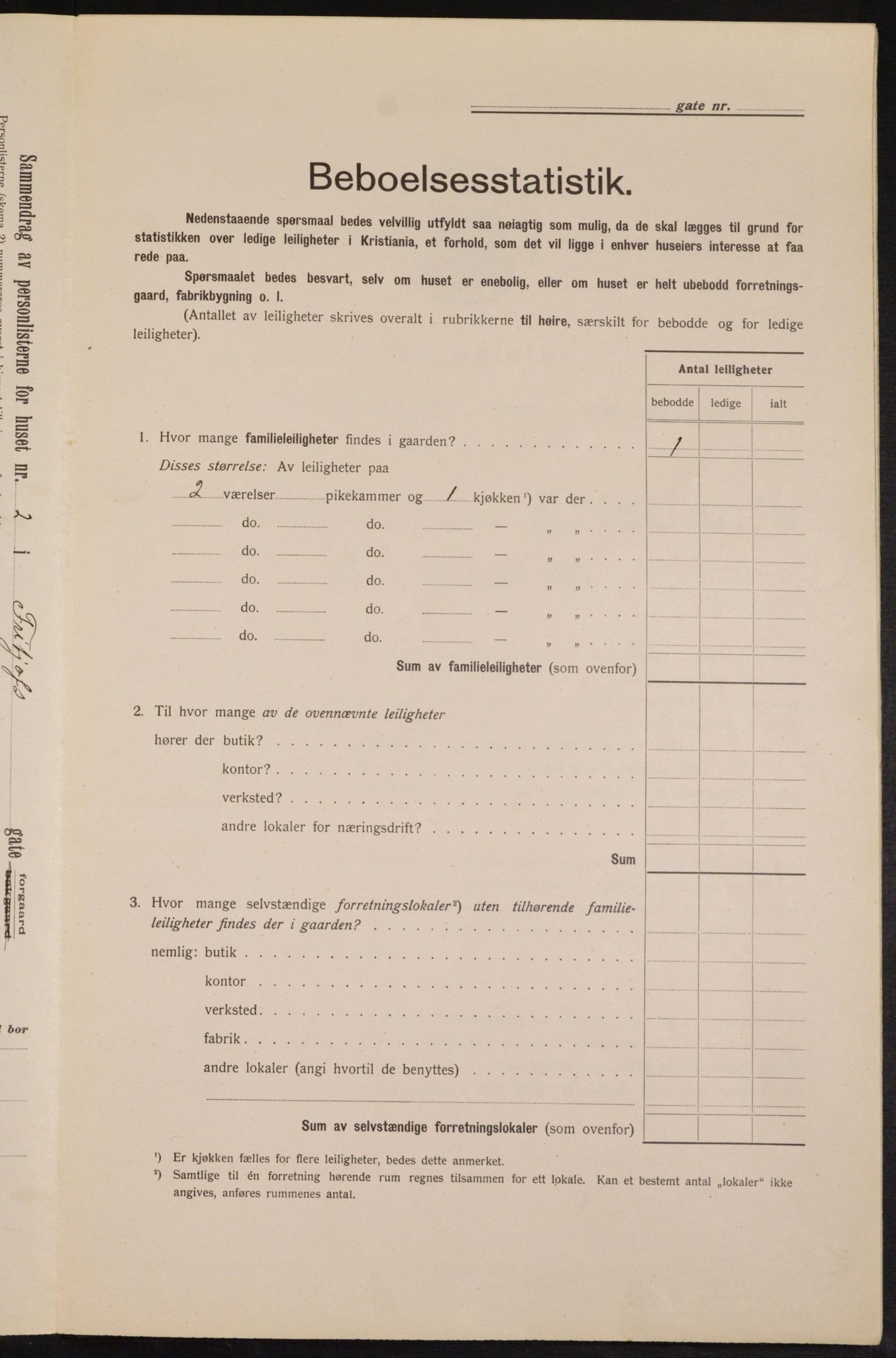 OBA, Kommunal folketelling 1.2.1913 for Kristiania, 1913, s. 26988