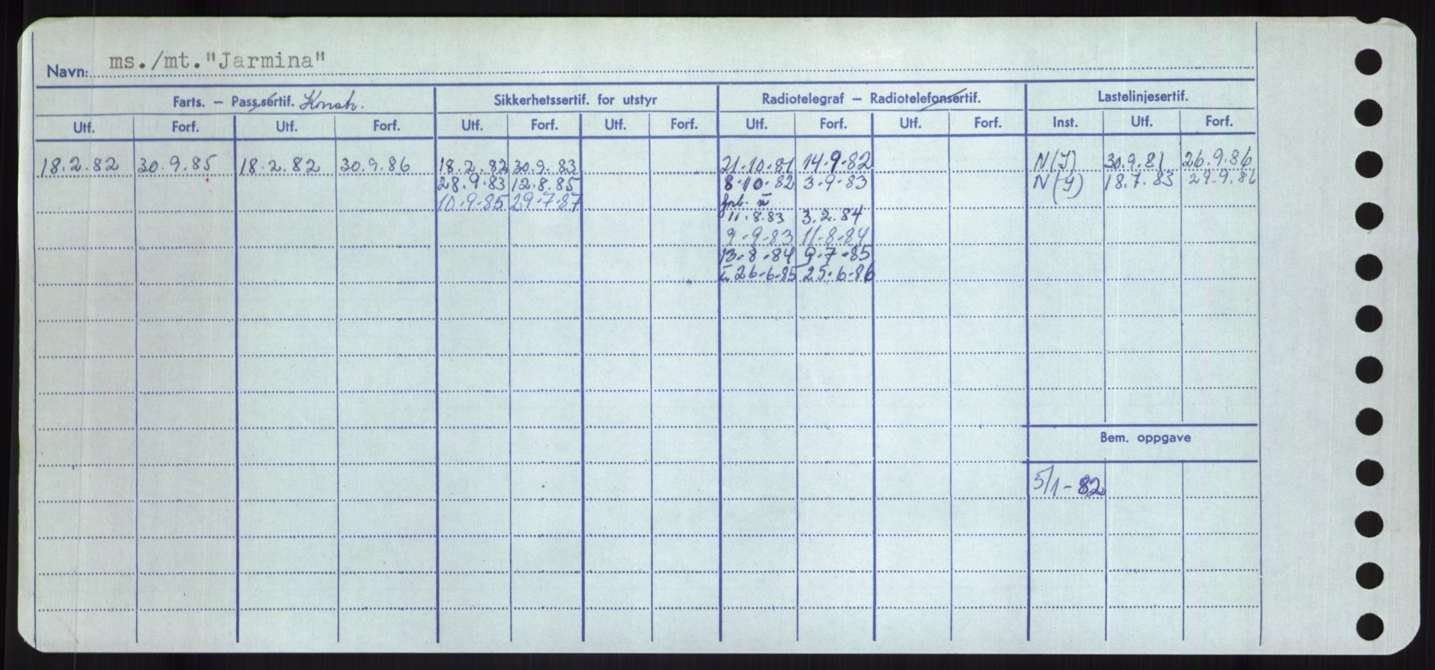 Sjøfartsdirektoratet med forløpere, Skipsmålingen, AV/RA-S-1627/H/Hd/L0019: Fartøy, J, s. 262