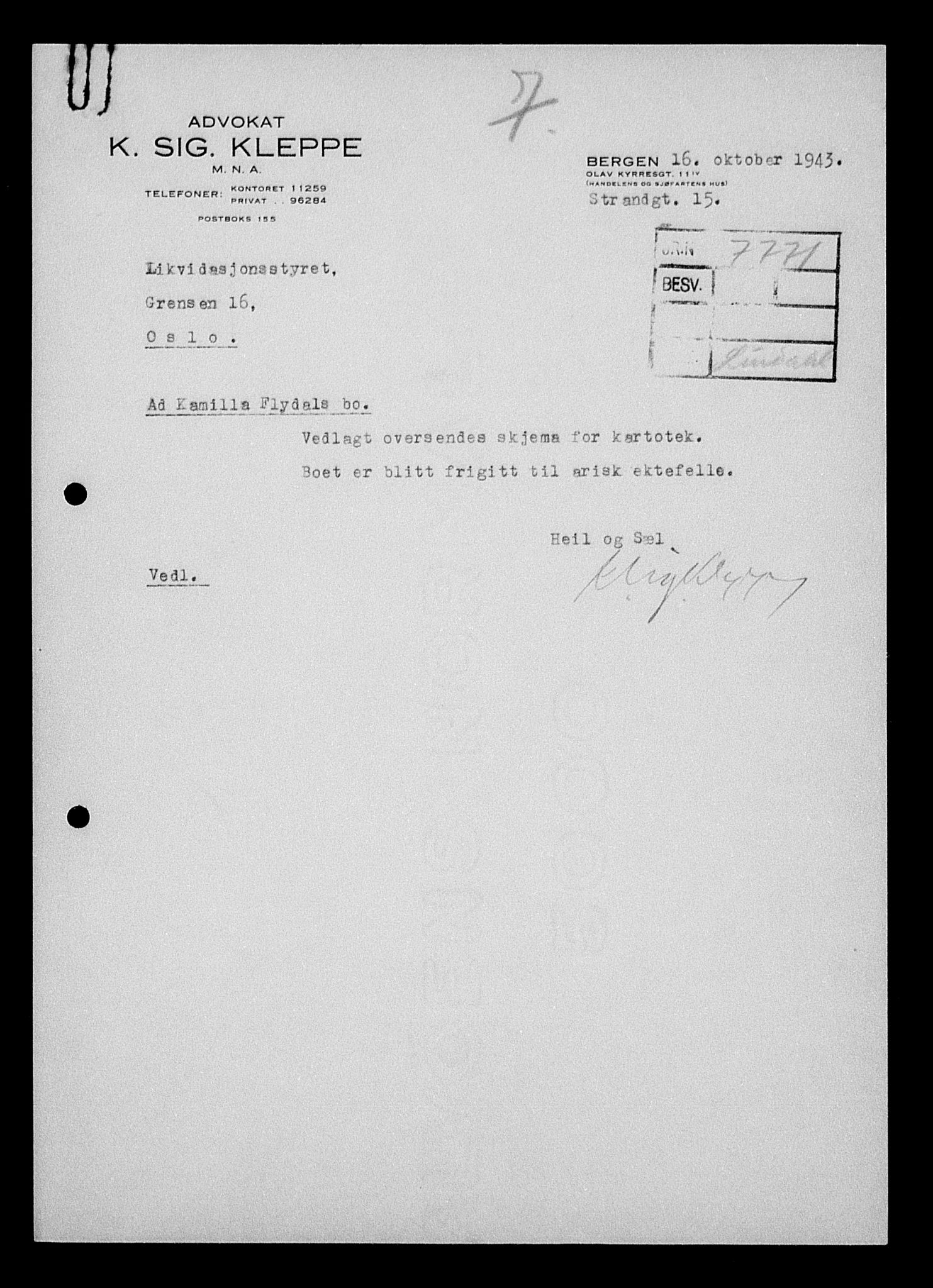 Justisdepartementet, Tilbakeføringskontoret for inndratte formuer, AV/RA-S-1564/H/Hc/Hcd/L0995: --, 1945-1947, s. 455