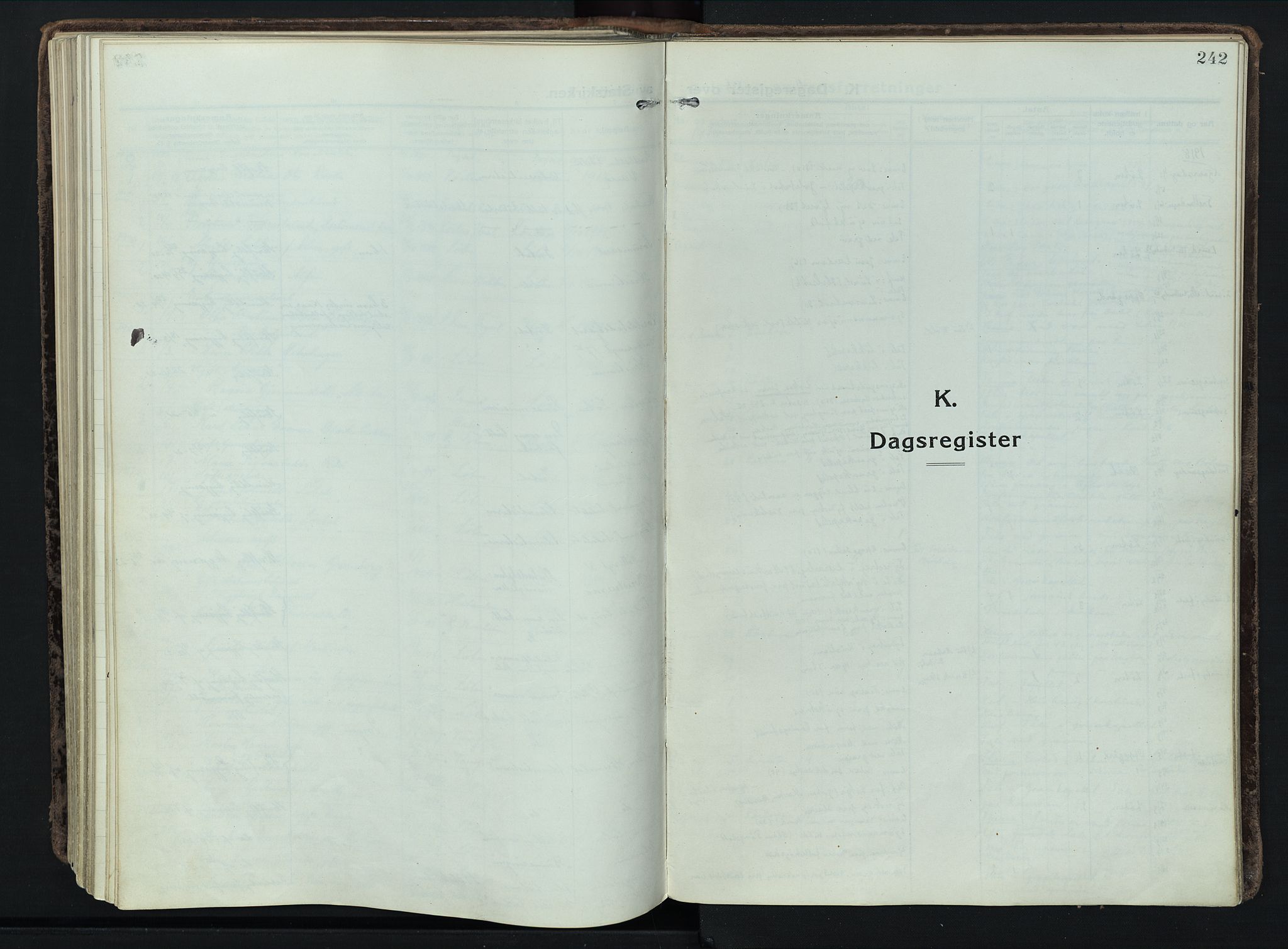 Løten prestekontor, AV/SAH-PREST-022/K/Ka/L0012: Ministerialbok nr. 12, 1918-1926, s. 242