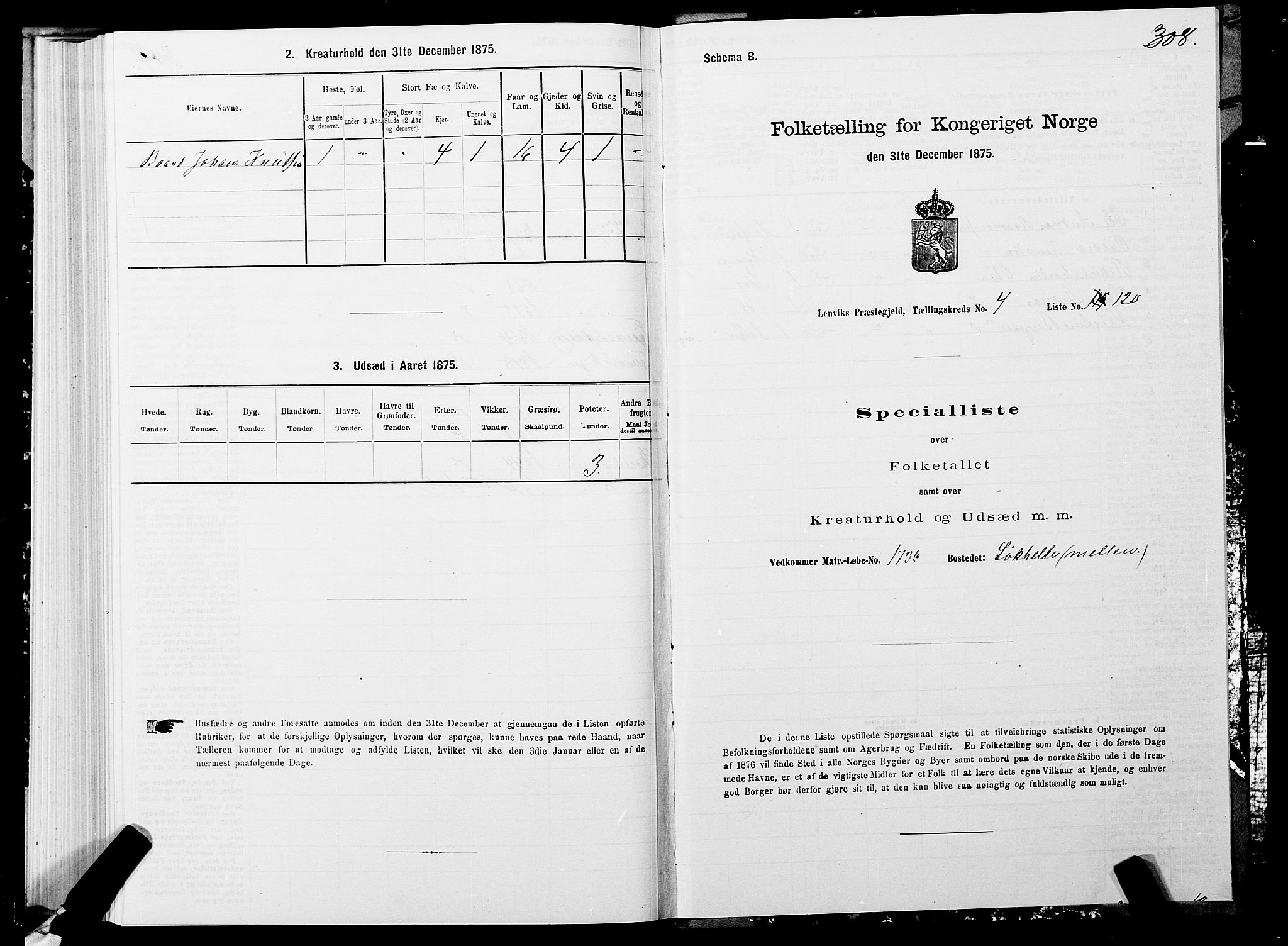 SATØ, Folketelling 1875 for 1931P Lenvik prestegjeld, 1875, s. 2308