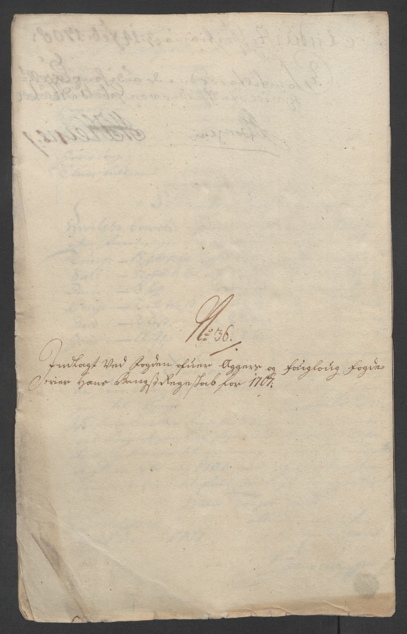 Rentekammeret inntil 1814, Reviderte regnskaper, Fogderegnskap, AV/RA-EA-4092/R10/L0447: Fogderegnskap Aker og Follo, 1707-1709, s. 202