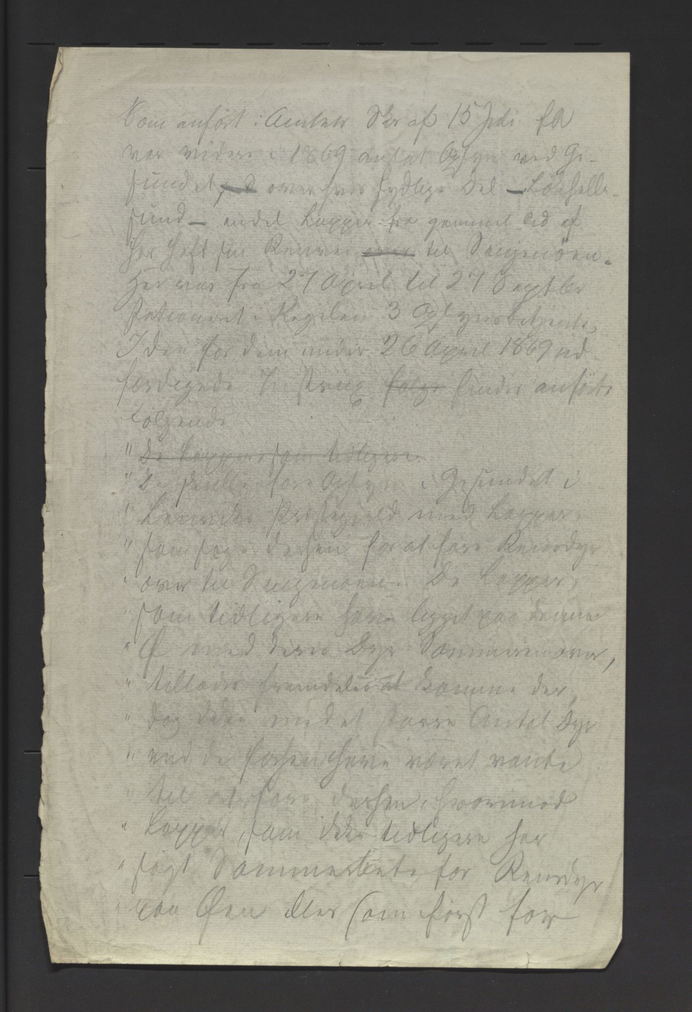 Fylkesmannen i Troms, SATØ/S-0001/A7.46/L2460/0001: Samiske saker / Lappevesenet - årsberetninger, 1867-1877, s. 43