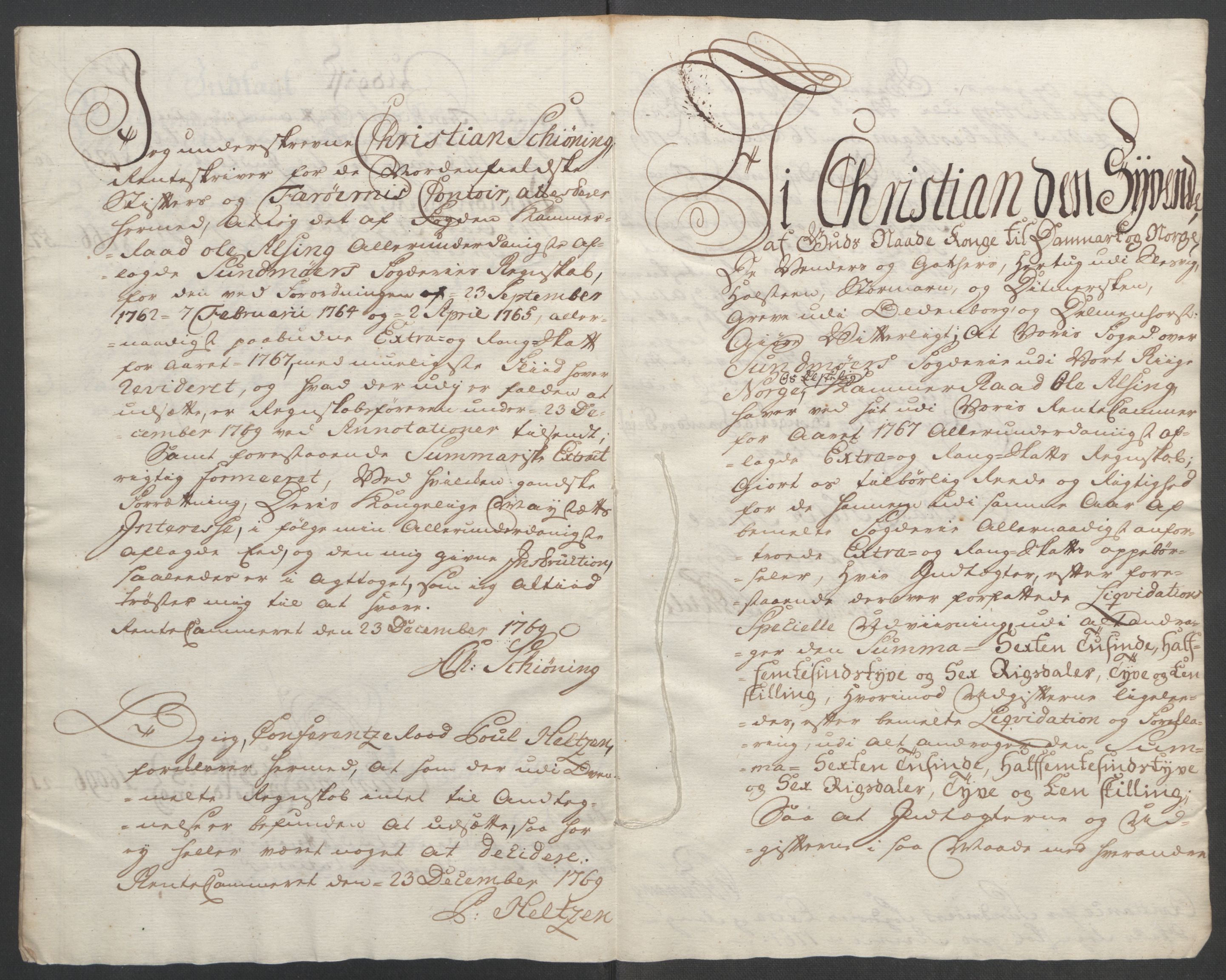 Rentekammeret inntil 1814, Reviderte regnskaper, Fogderegnskap, AV/RA-EA-4092/R54/L3645: Ekstraskatten Sunnmøre, 1762-1772, s. 102