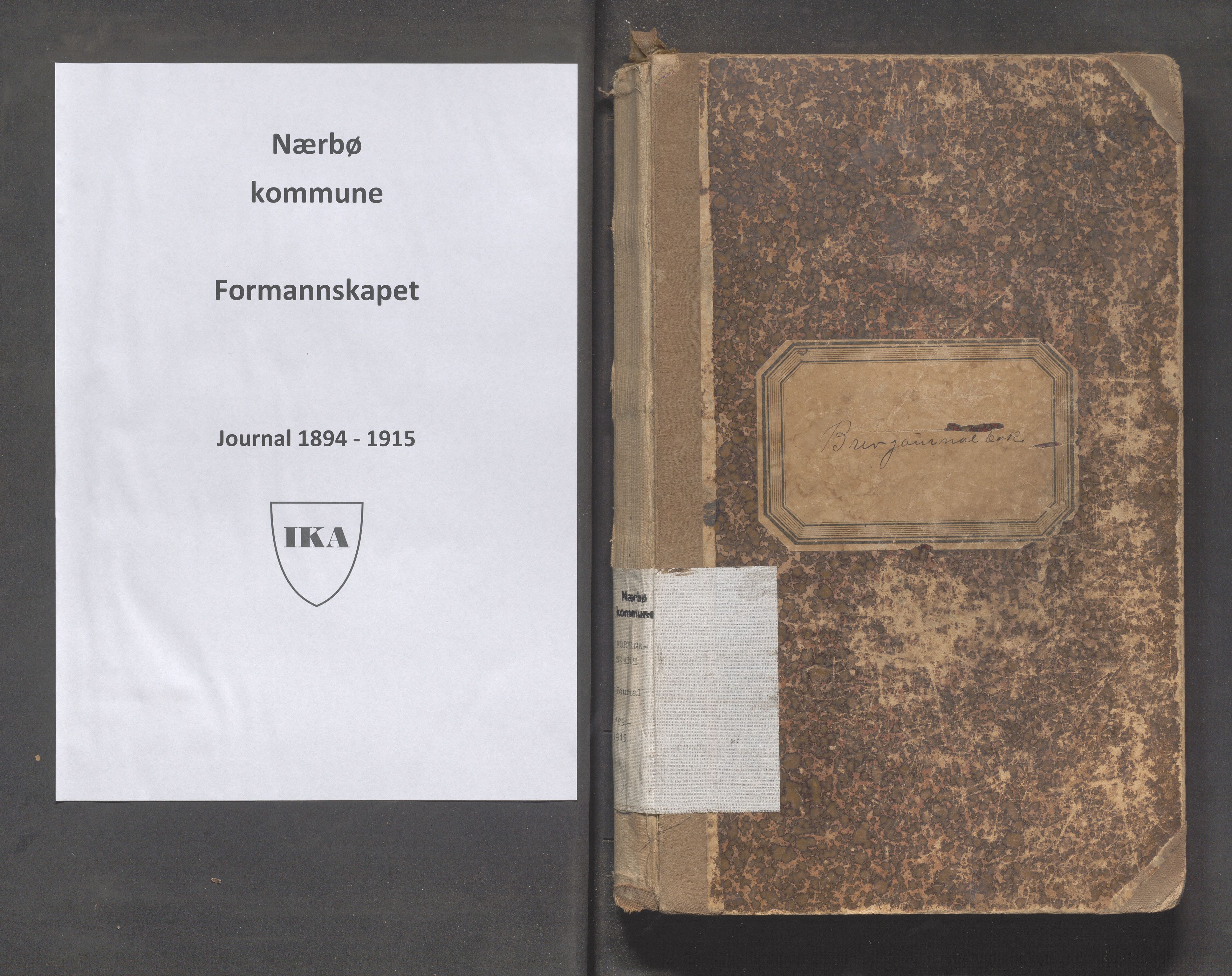 Nærbø kommune- Formannskapet, IKAR/K-101000/C/L0001: Brevjournal, 1894-1915