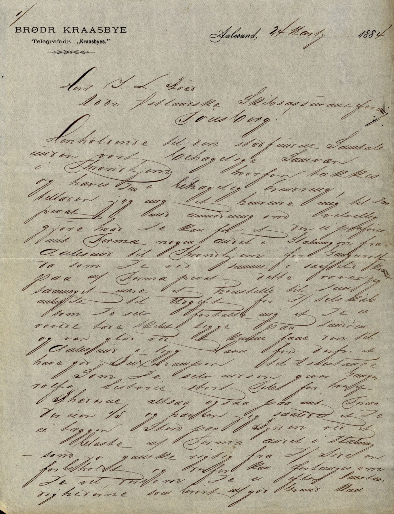 Pa 63 - Østlandske skibsassuranceforening, VEMU/A-1079/G/Ga/L0017/0011: Havaridokumenter / Andover, Amicitia, Bratsberg, Ganger Rolf, 1884, s. 44