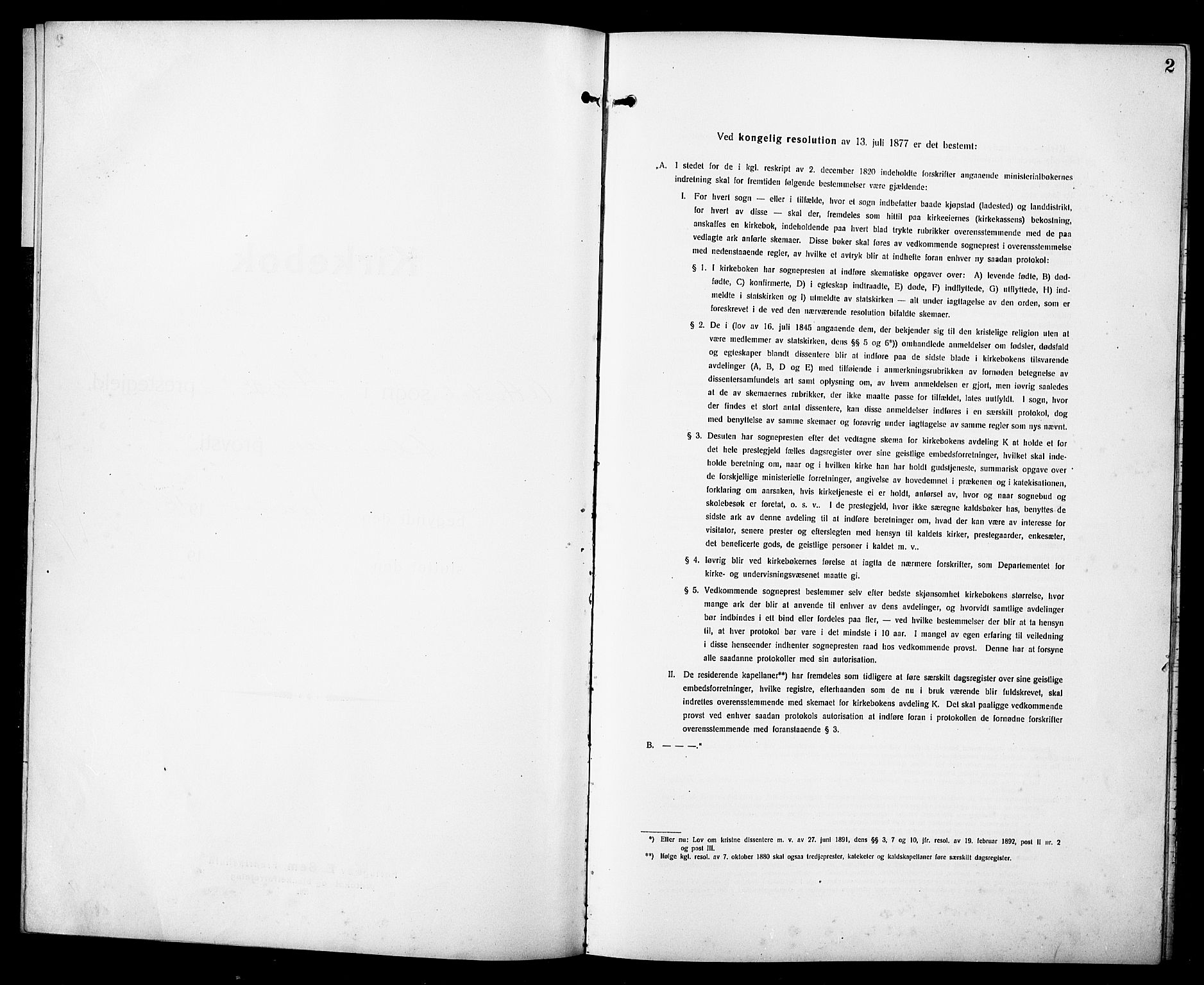Stange prestekontor, SAH/PREST-002/L/L0015: Klokkerbok nr. 15, 1916-1928, s. 2