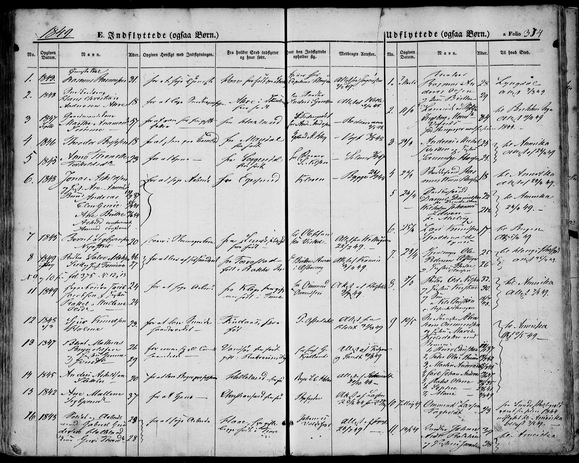 Domkirken sokneprestkontor, SAST/A-101812/001/30/30BA/L0016: Ministerialbok nr. A 15, 1844-1854, s. 374