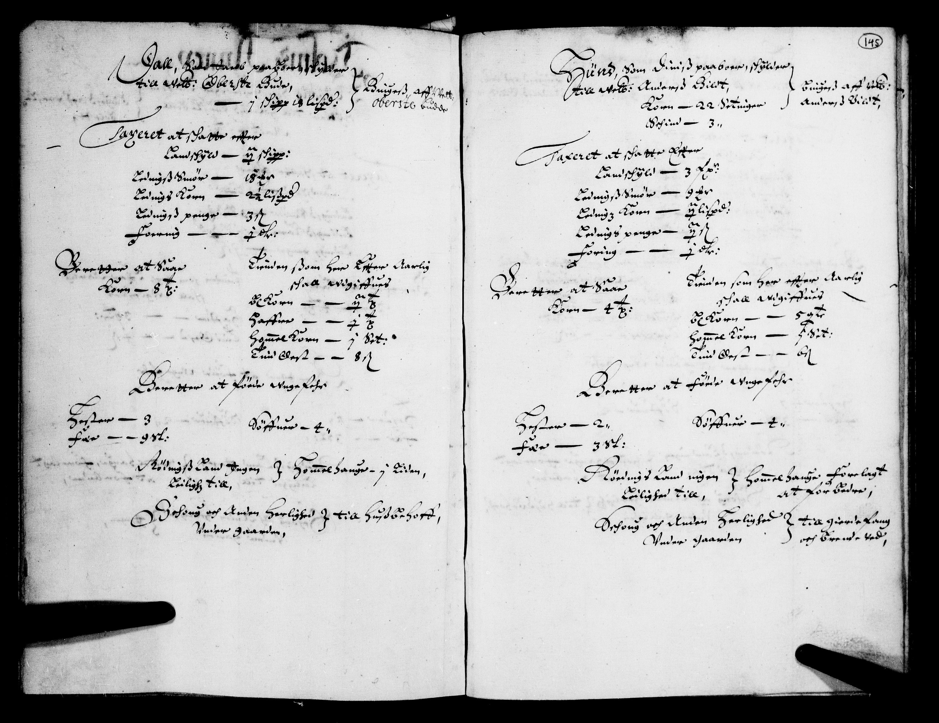 Rentekammeret inntil 1814, Realistisk ordnet avdeling, AV/RA-EA-4070/N/Nb/Nba/L0004: Tune, Veme, Åbygge og Hvaler, 1. del, 1667, s. 144b-145a