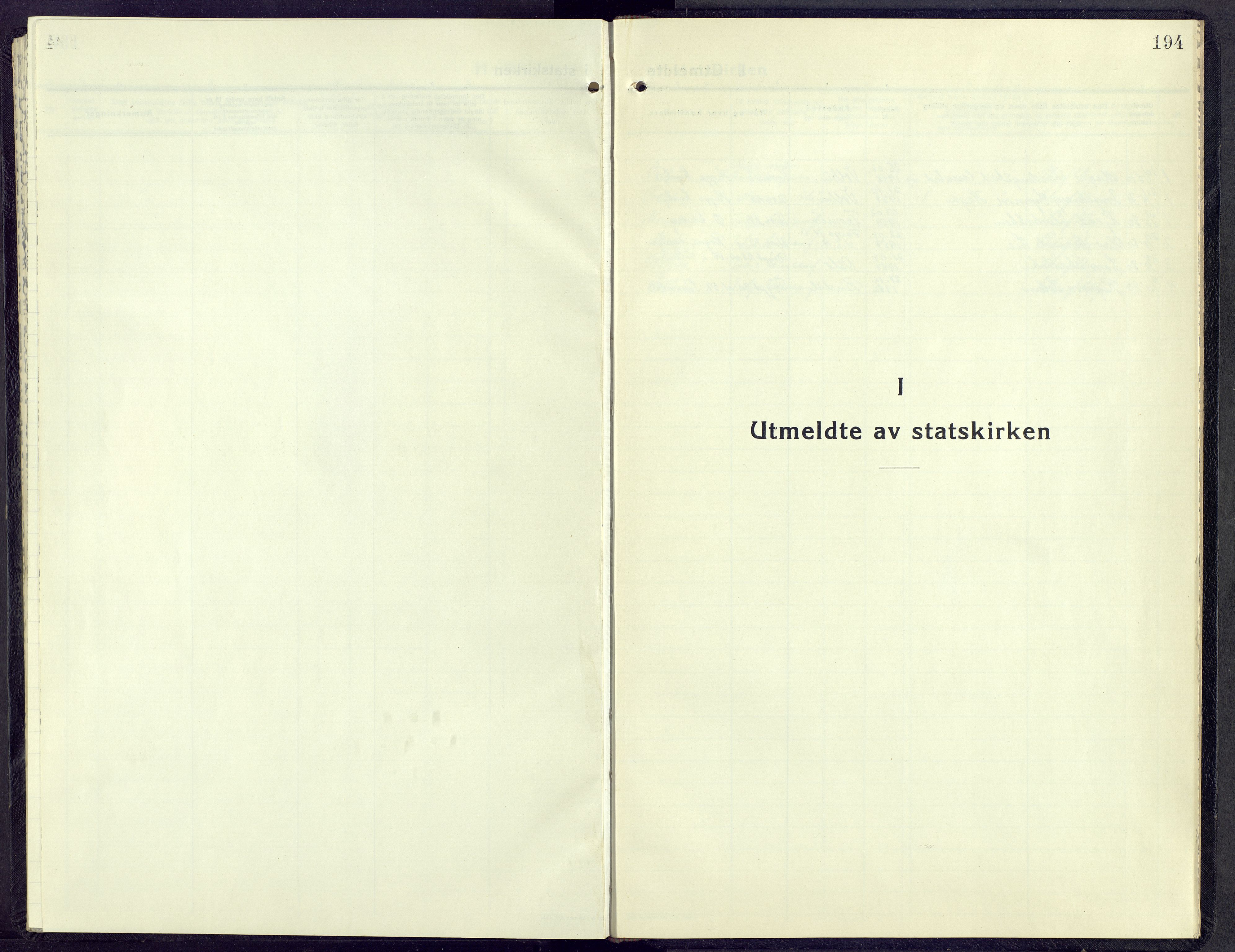 Øystre Slidre prestekontor, SAH/PREST-138/H/Ha/Hab/L0012: Klokkerbok nr. 12, 1945-1981, s. 194