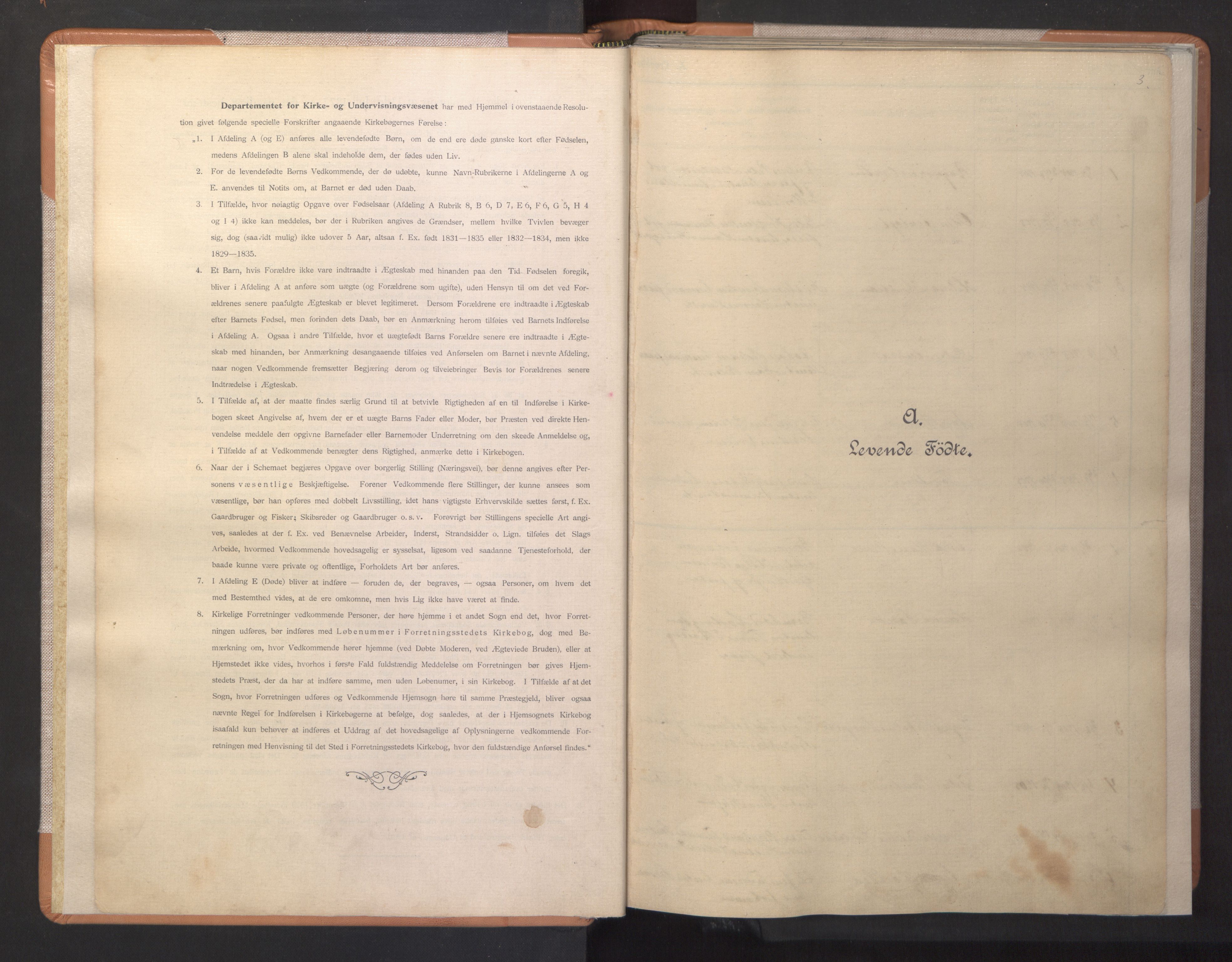 Ministerialprotokoller, klokkerbøker og fødselsregistre - Nordland, SAT/A-1459/806/L0117: Klokkerbok nr. 806C01, 1905-1957, s. 3