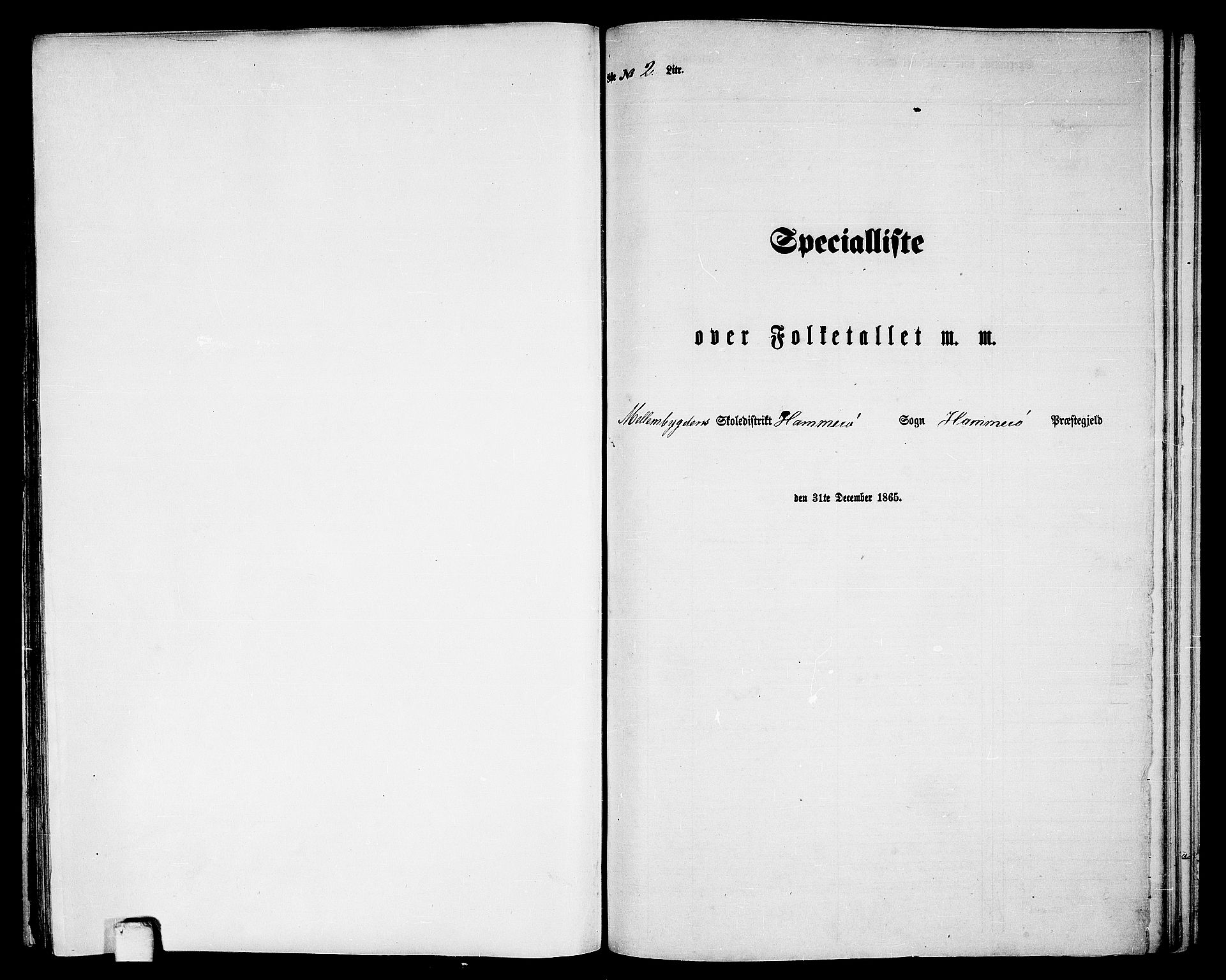 RA, Folketelling 1865 for 1849P Hamarøy prestegjeld, 1865, s. 28