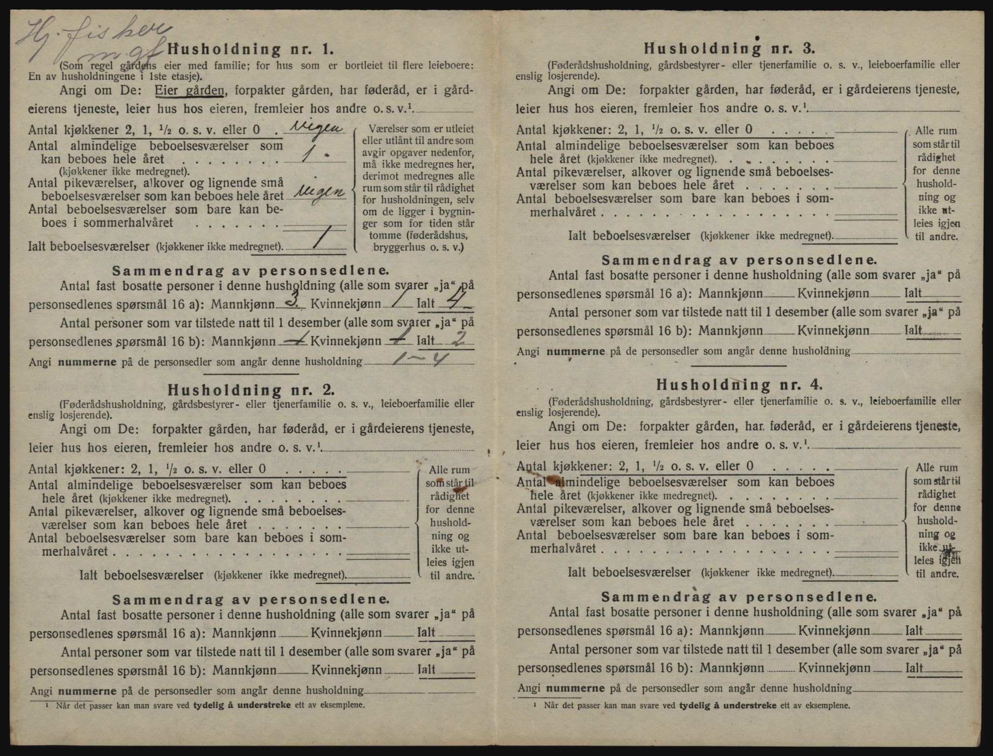 SATØ, Folketelling 1920 for 2015 Hasvik herred, 1920, s. 40