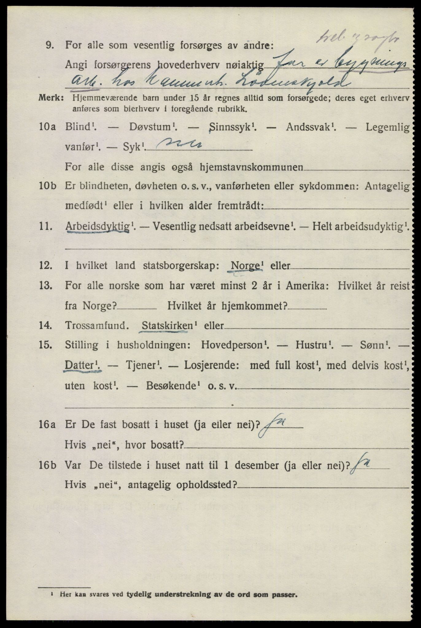 SAKO, Folketelling 1920 for 0812 Gjerpen herred, 1920, s. 5609