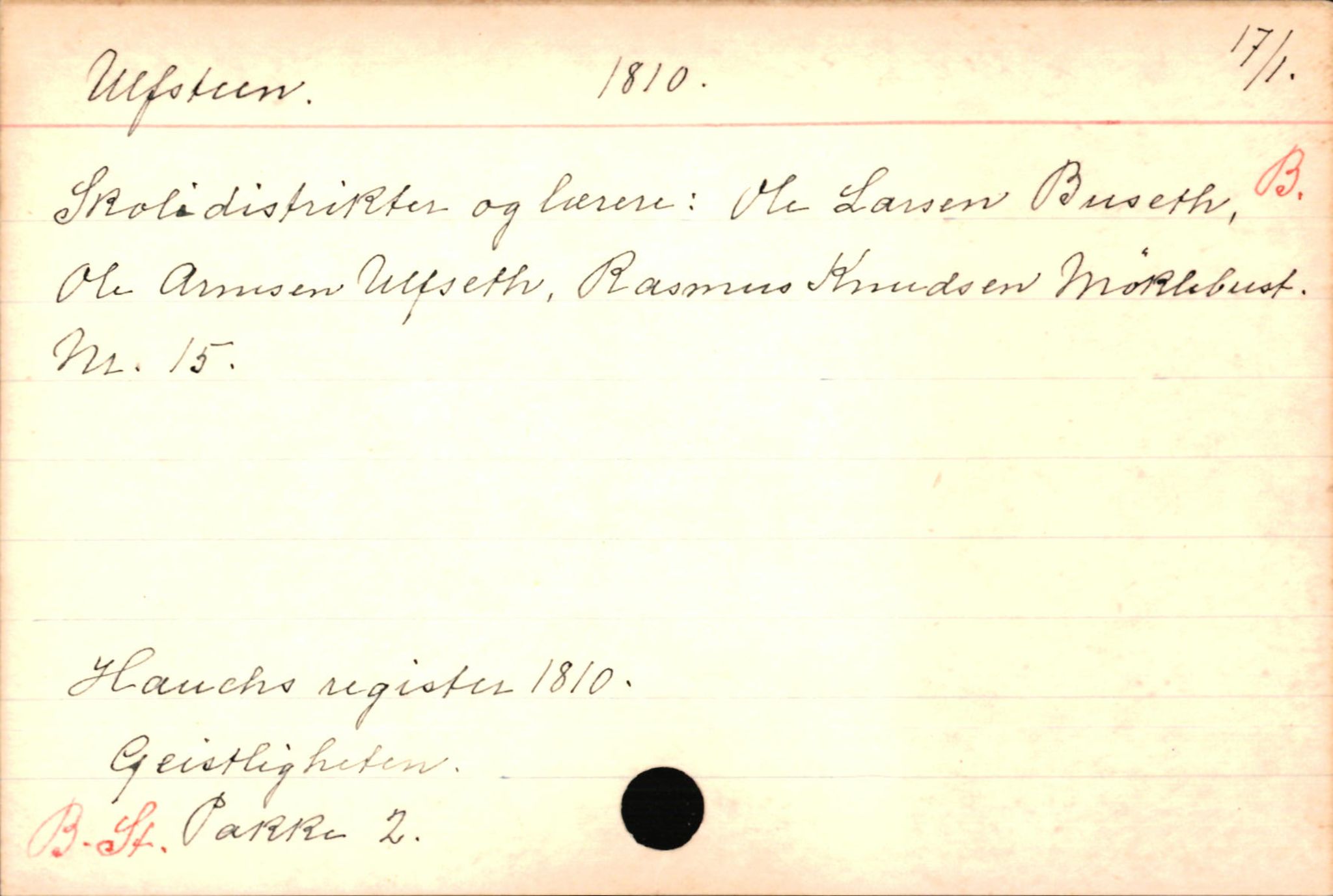 Haugen, Johannes - lærer, SAB/SAB/PA-0036/01/L0001: Om klokkere og lærere, 1521-1904, s. 10601