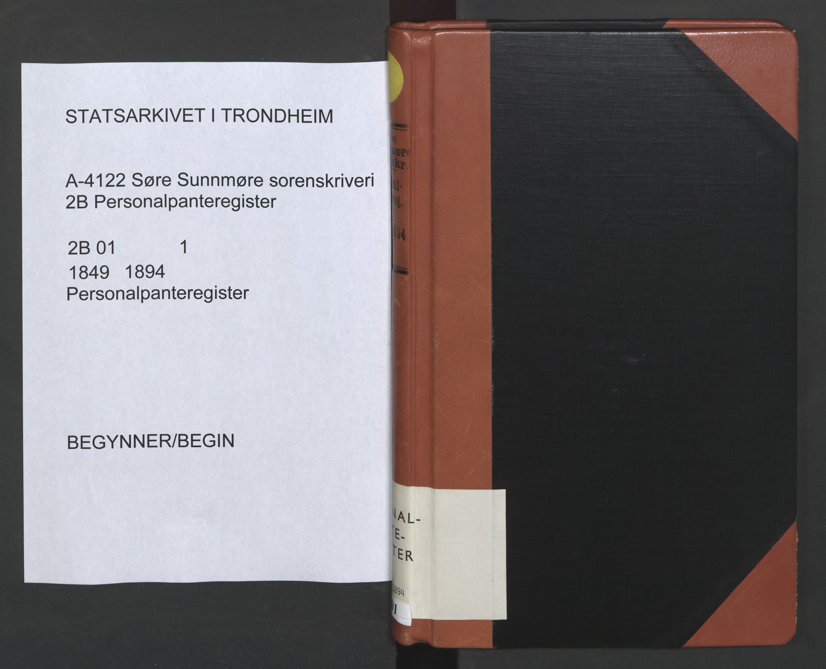 Søre Sunnmøre sorenskriveri, SAT/A-4122/1/2/2B/L0001: Panteregister nr. 1, 1849-1894