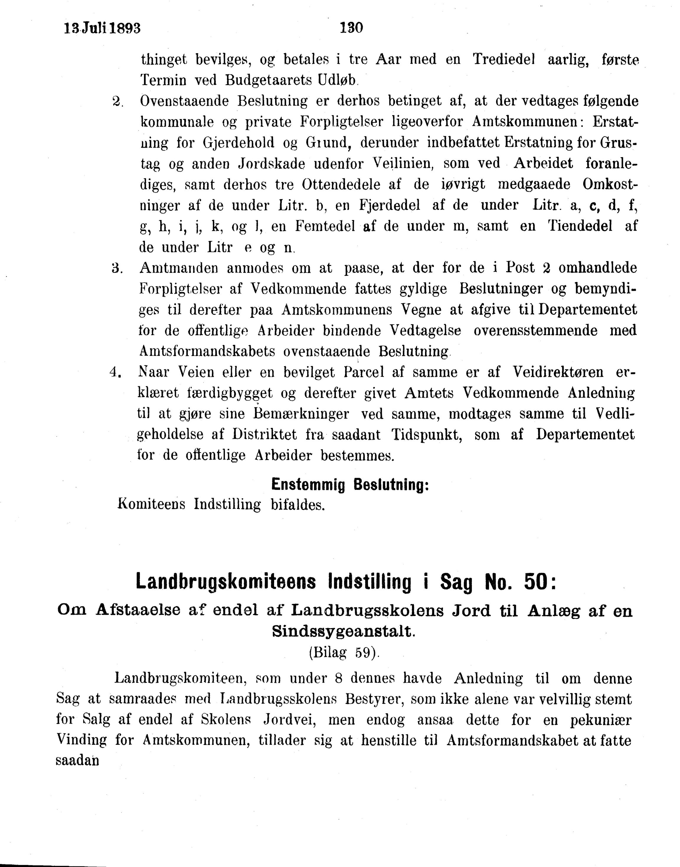 Nordland Fylkeskommune. Fylkestinget, AIN/NFK-17/176/A/Ac/L0016: Fylkestingsforhandlinger 1891-1893, 1891-1893