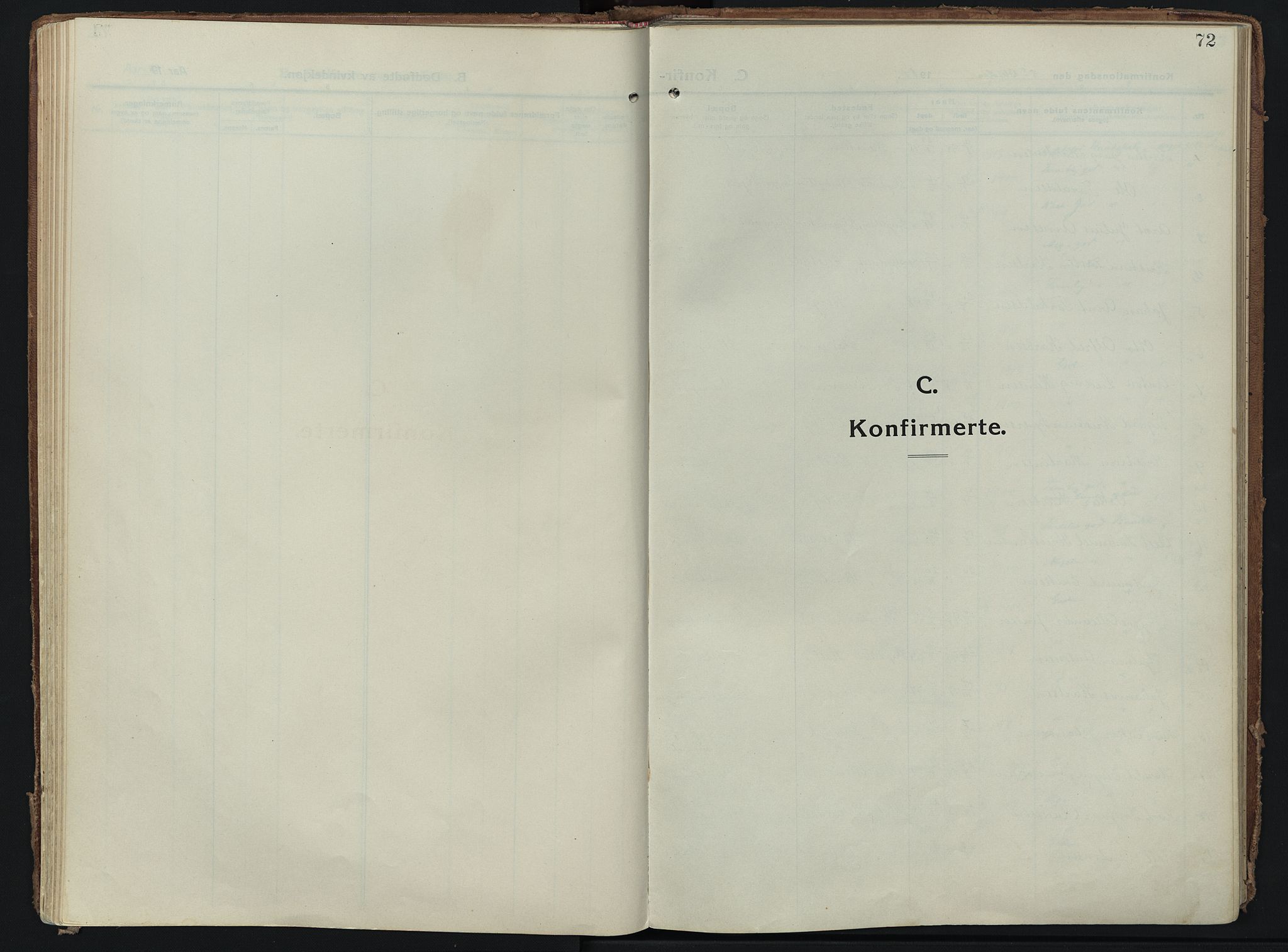 Skiptvet prestekontor Kirkebøker, SAO/A-20009/F/Fa/L0012: Ministerialbok nr. 12, 1913-1924, s. 72