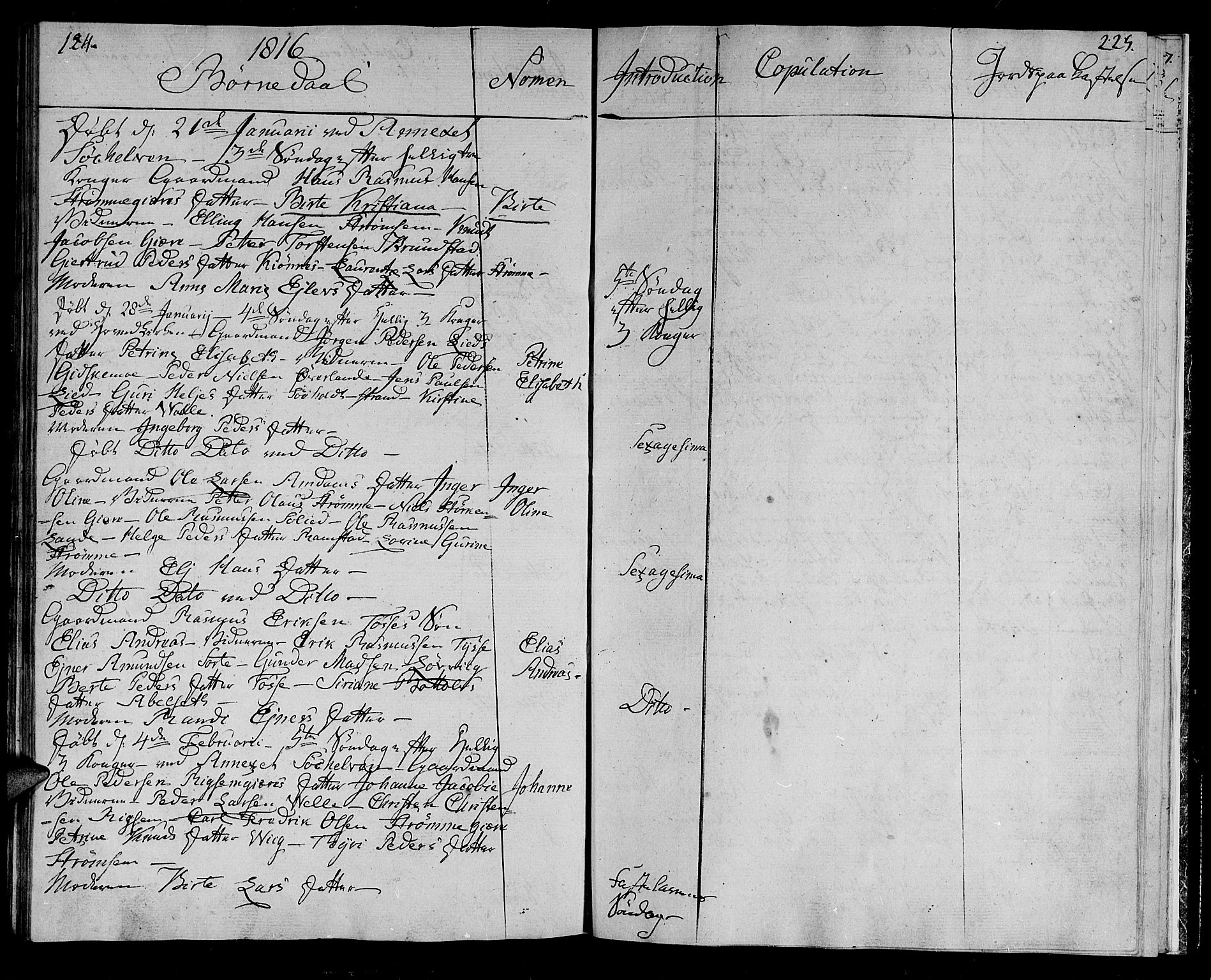 Ministerialprotokoller, klokkerbøker og fødselsregistre - Møre og Romsdal, AV/SAT-A-1454/522/L0309: Ministerialbok nr. 522A04, 1810-1816, s. 124-125
