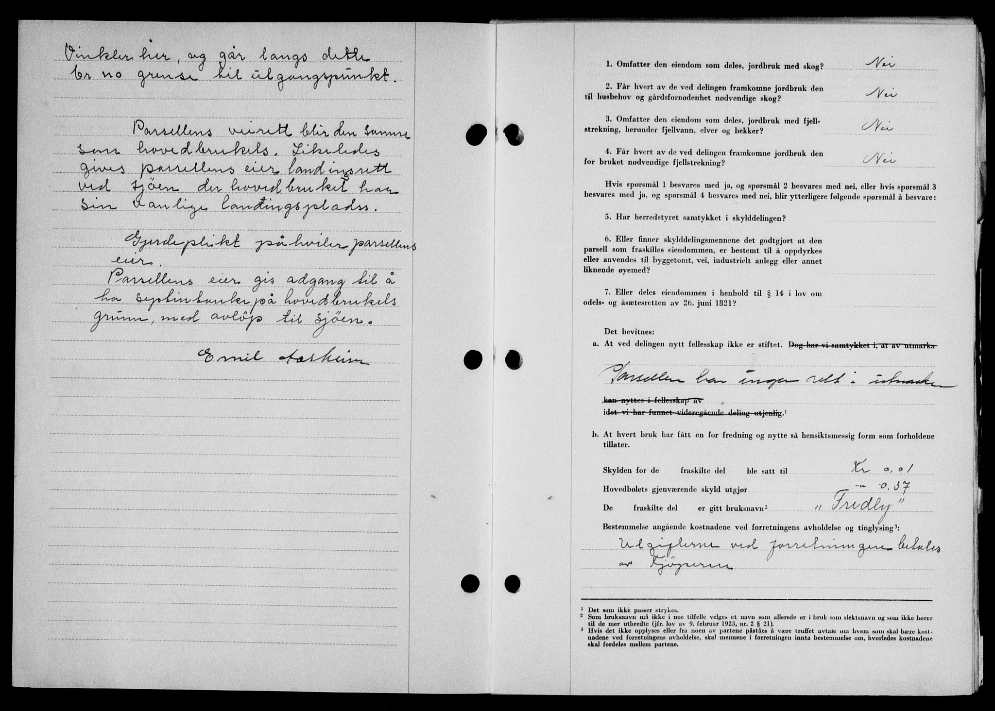 Lofoten sorenskriveri, SAT/A-0017/1/2/2C/L0015a: Pantebok nr. 15a, 1946-1947, Dagboknr: 1880/1946