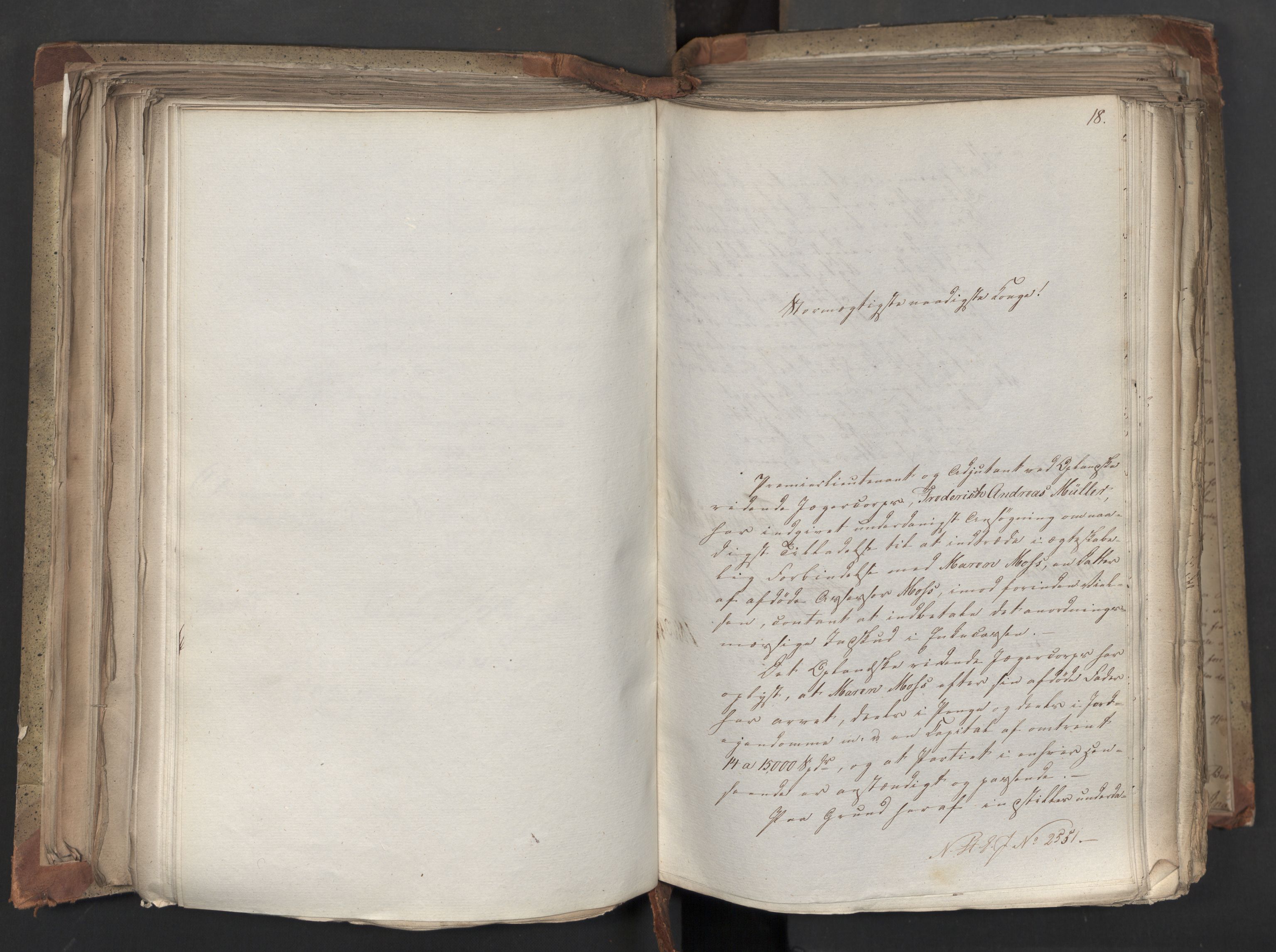 Statsrådsavdelingen i Stockholm, AV/RA-S-1003/D/Da/L0042: Regjeringsinnstillinger nr. 2467-2705, 1825, s. 258