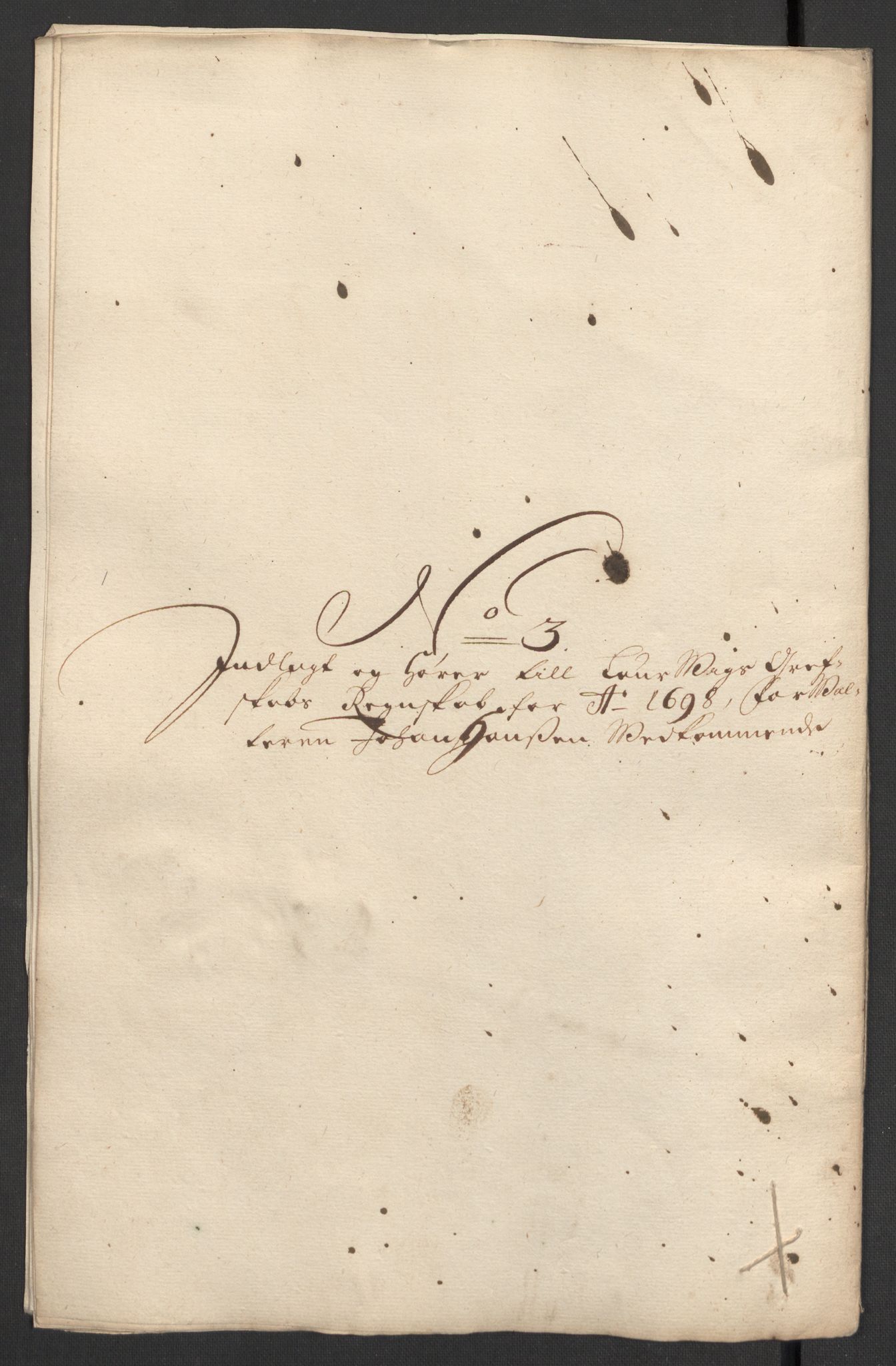 Rentekammeret inntil 1814, Reviderte regnskaper, Fogderegnskap, RA/EA-4092/R33/L1976: Fogderegnskap Larvik grevskap, 1698-1701, s. 36