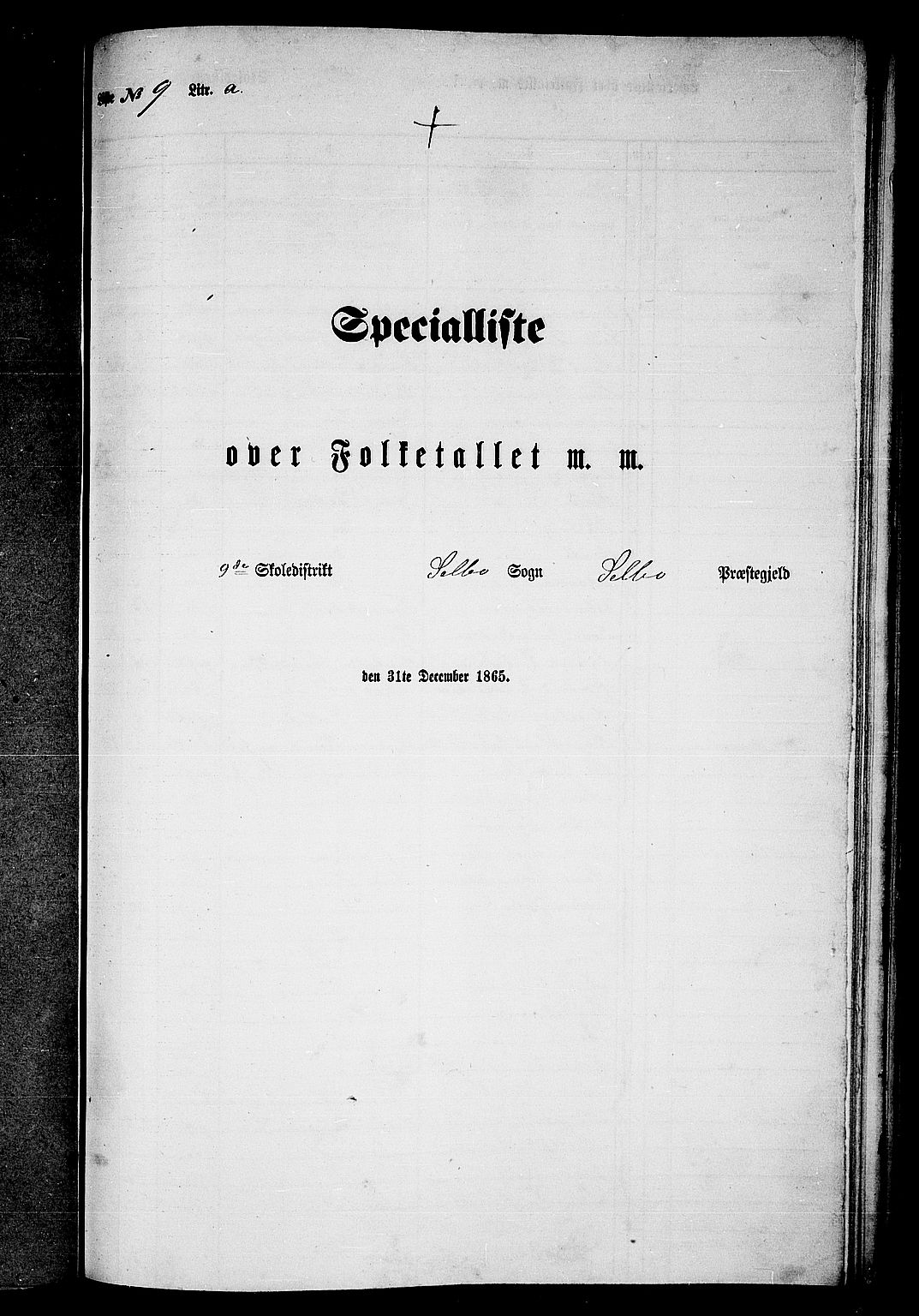 RA, Folketelling 1865 for 1664P Selbu prestegjeld, 1865, s. 156