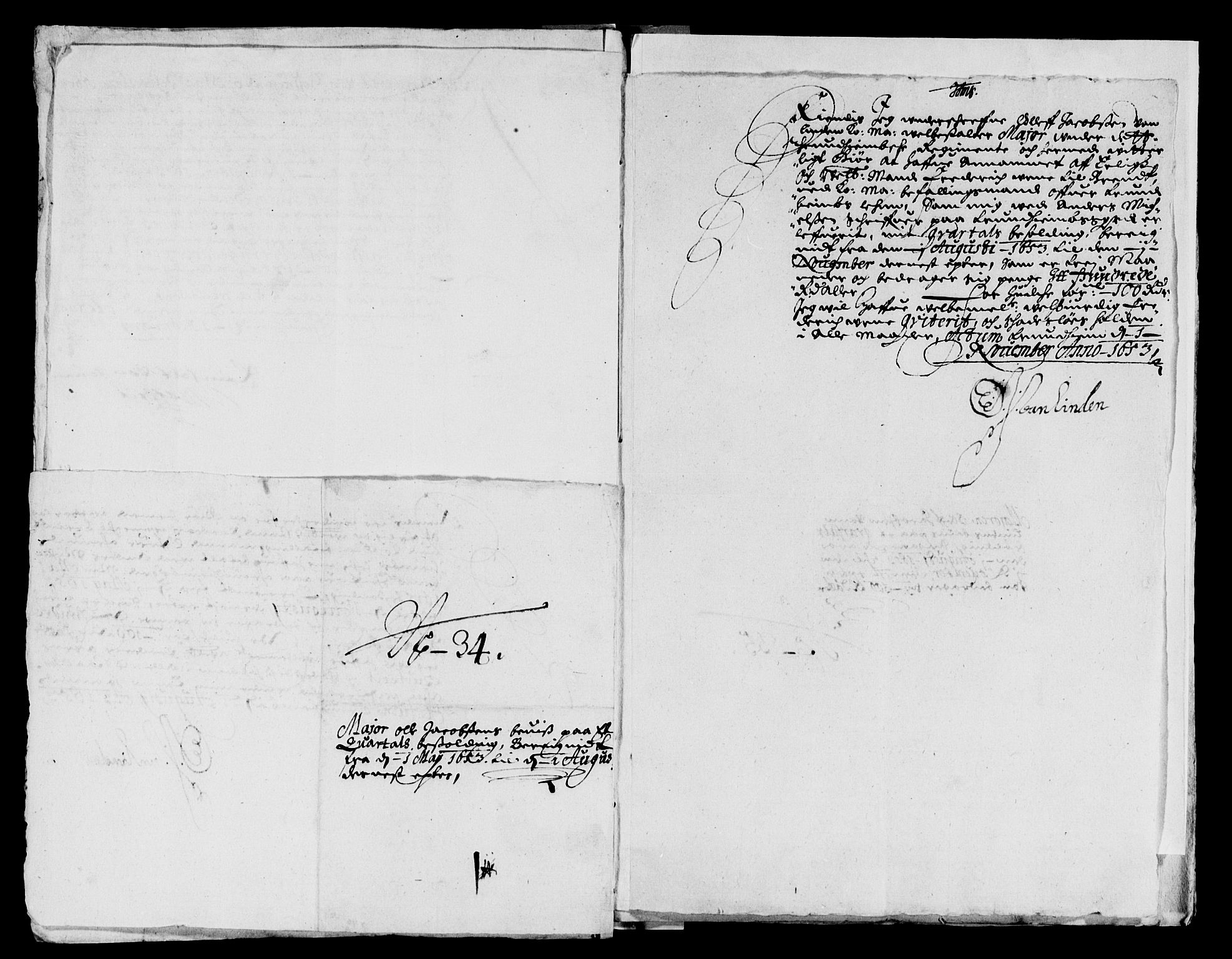 Rentekammeret inntil 1814, Reviderte regnskaper, Lensregnskaper, AV/RA-EA-5023/R/Rb/Rbw/L0114: Trondheim len, 1653-1654