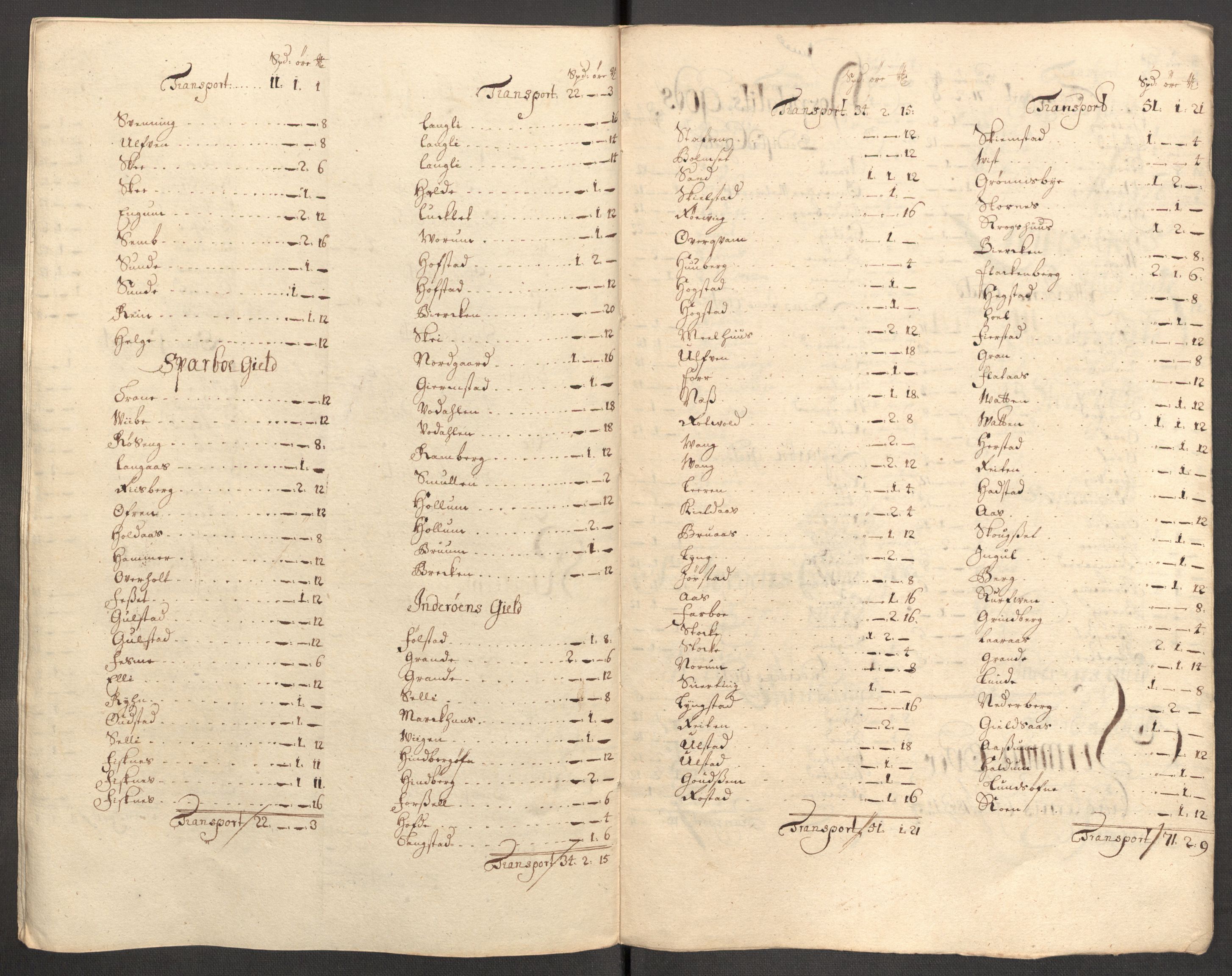 Rentekammeret inntil 1814, Reviderte regnskaper, Fogderegnskap, AV/RA-EA-4092/R63/L4318: Fogderegnskap Inderøy, 1710, s. 208