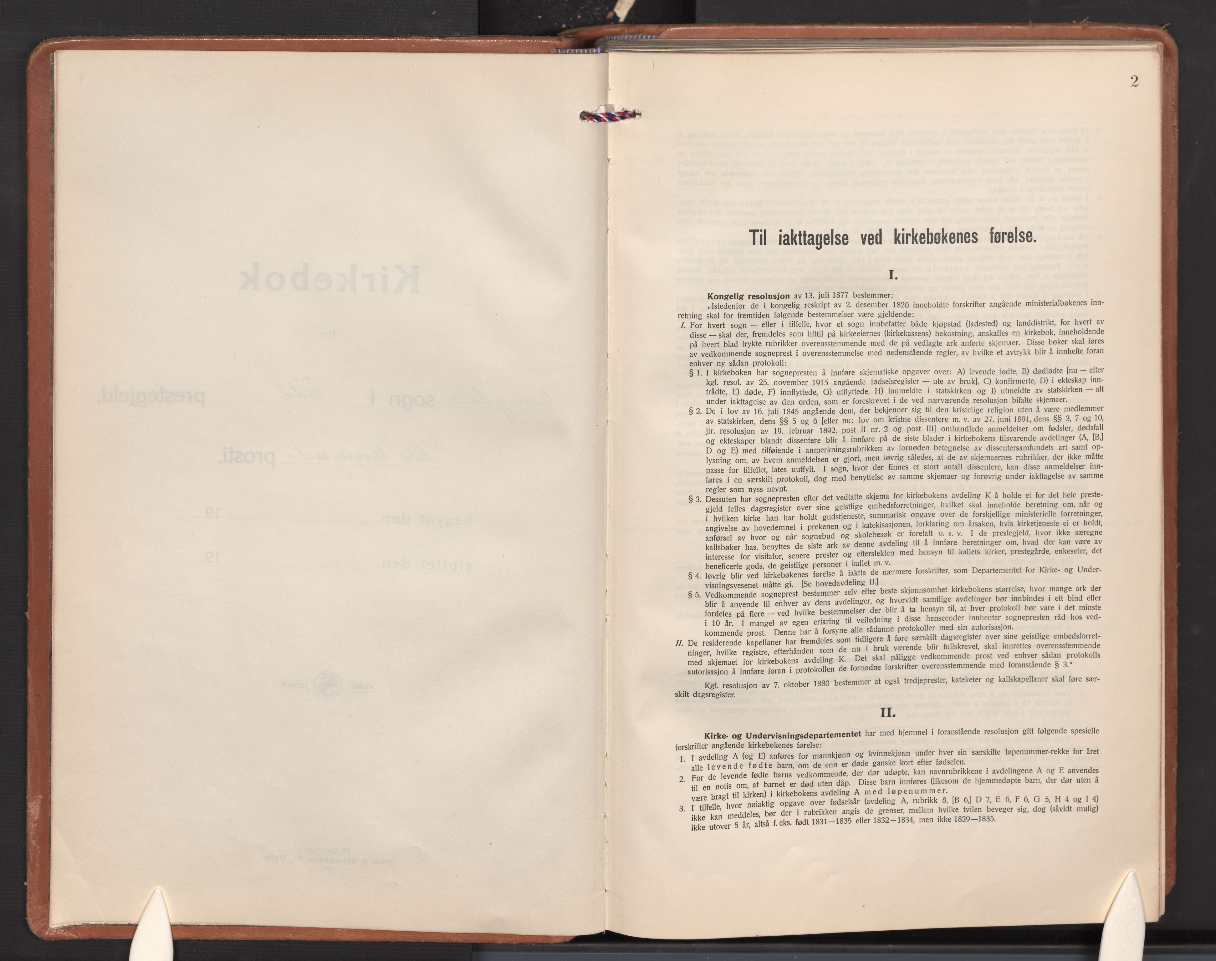 Idd prestekontor Kirkebøker, SAO/A-10911/G/Gc/L0003: Klokkerbok nr. III 3, 1933-1971, s. 2