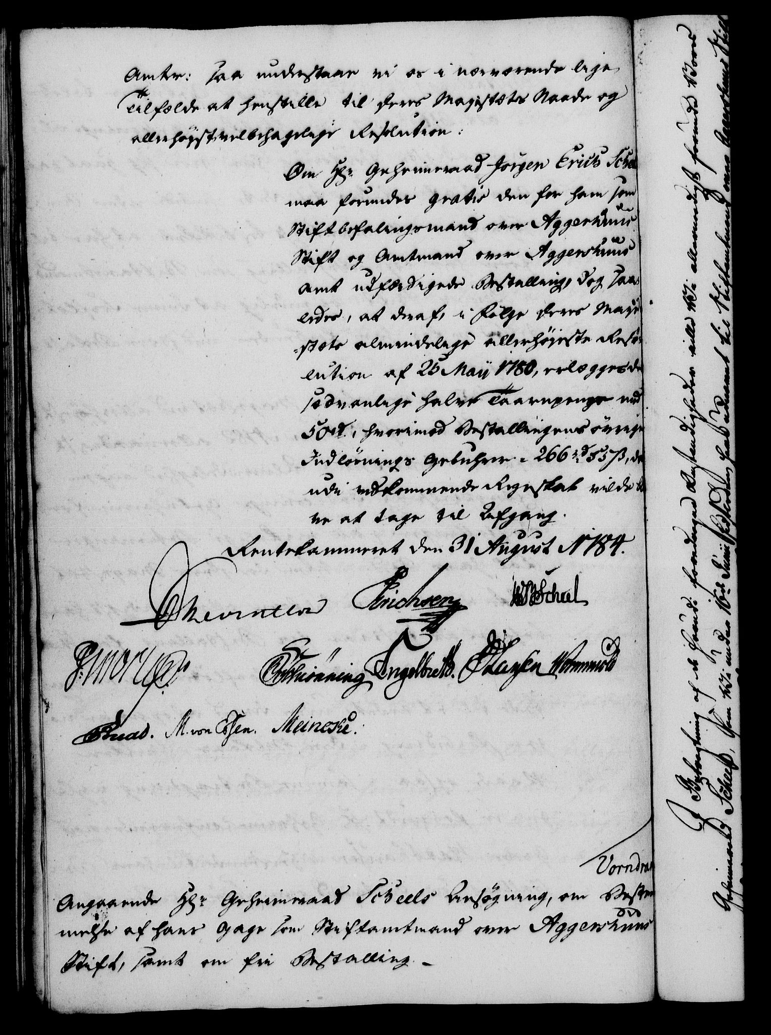 Rentekammeret, Kammerkanselliet, RA/EA-3111/G/Gf/Gfa/L0066: Norsk relasjons- og resolusjonsprotokoll (merket RK 52.66), 1784, s. 562