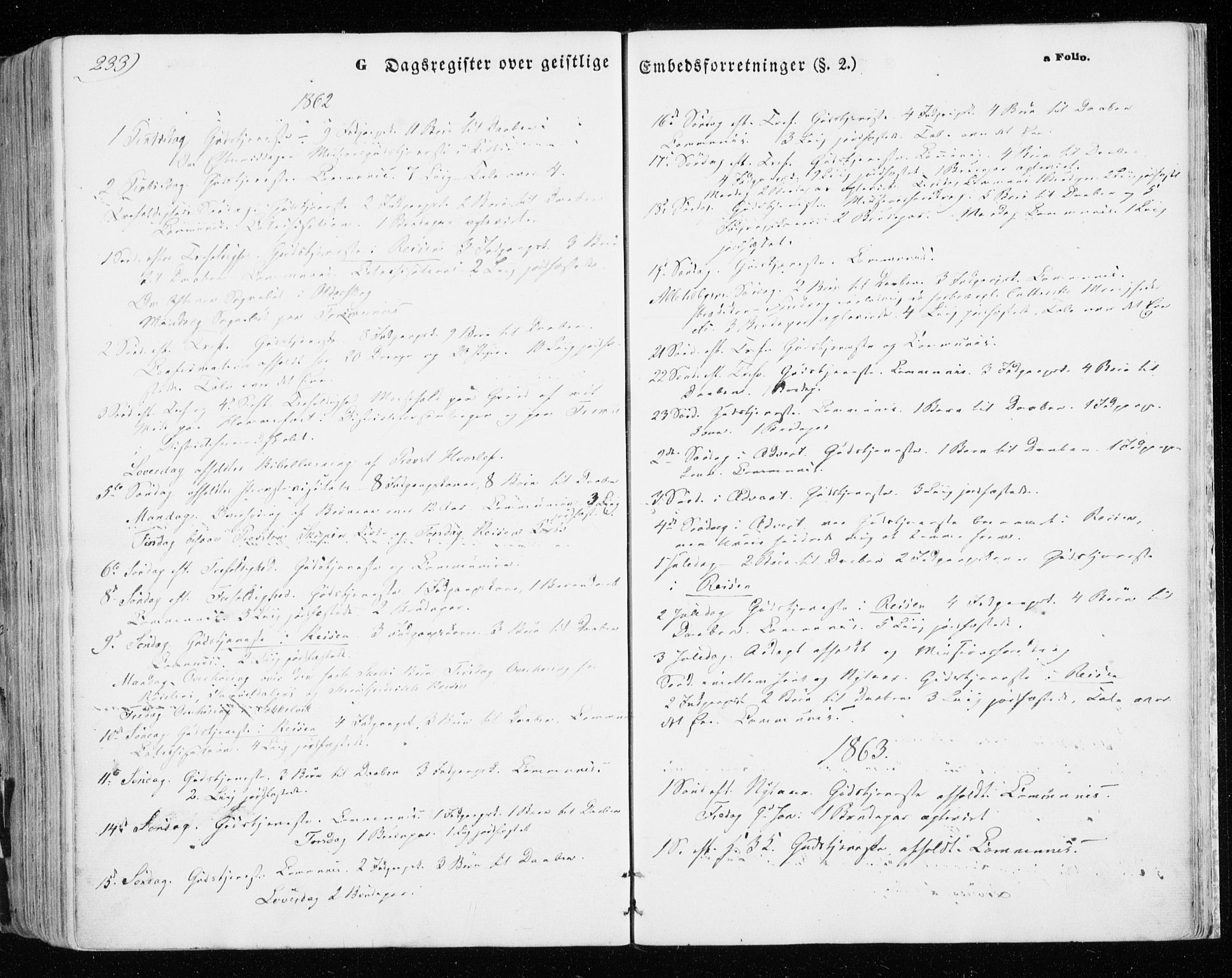 Skjervøy sokneprestkontor, SATØ/S-1300/H/Ha/Haa/L0007kirke: Ministerialbok nr. 7, 1860-1870, s. 233