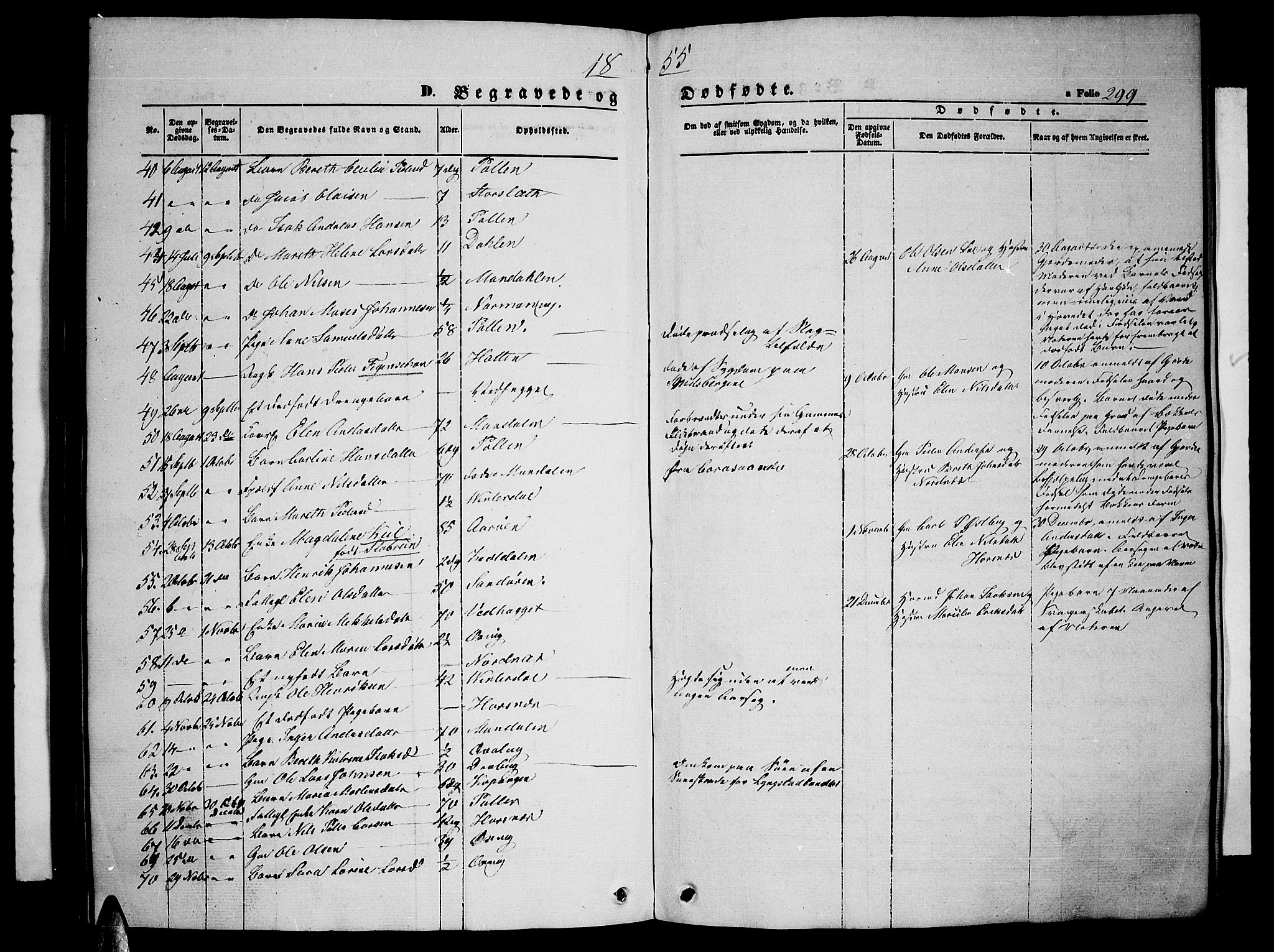 Lyngen sokneprestembete, AV/SATØ-S-1289/H/He/Heb/L0002klokker: Klokkerbok nr. 2, 1839-1860, s. 299