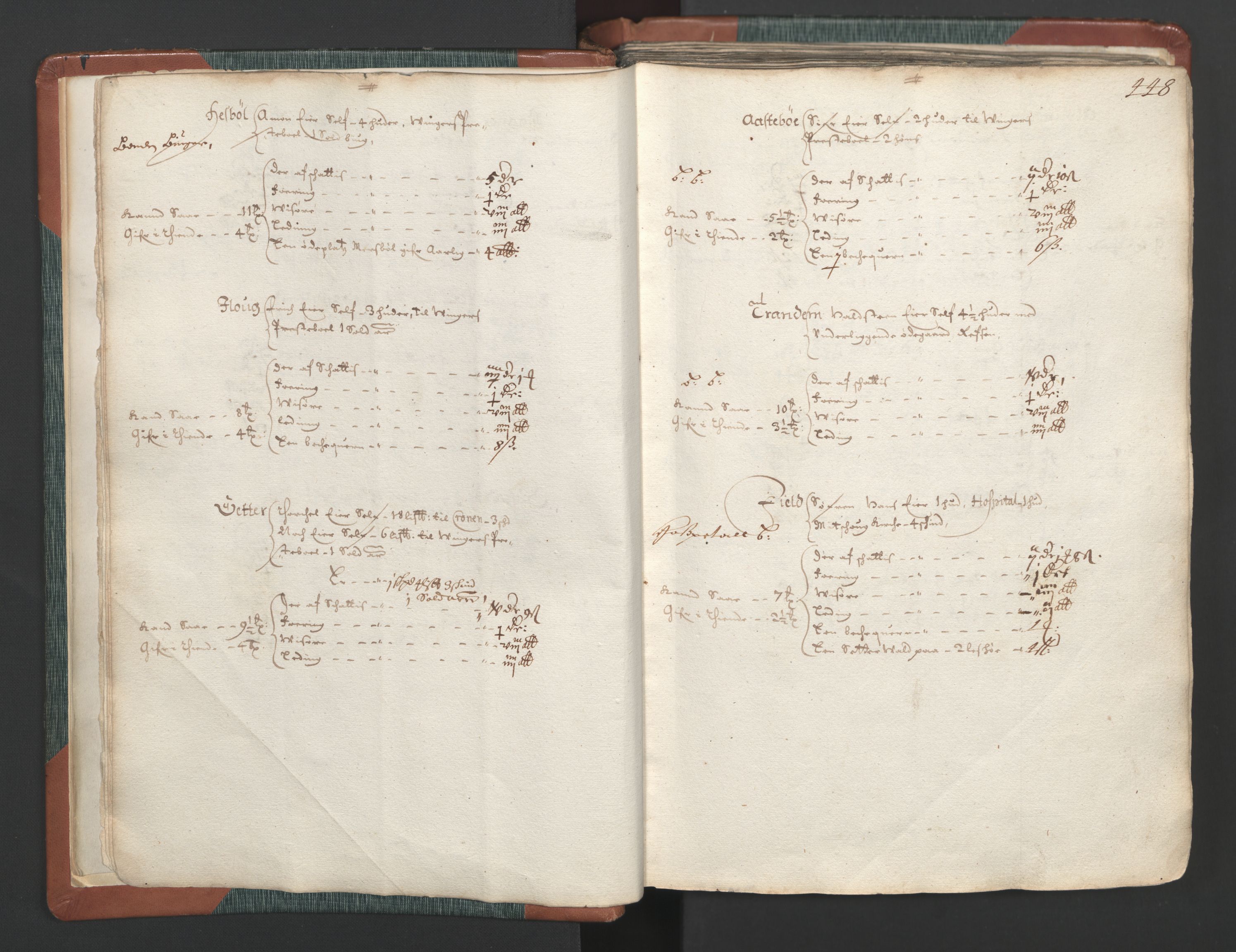 Rentekammeret inntil 1814, Realistisk ordnet avdeling, AV/RA-EA-4070/L/L0009: Oppland lagdømme. Alminnelig jordebok med skatteligning for Solør, Østerdal, Hadeland og Valdres., 1661, s. 447b-448a