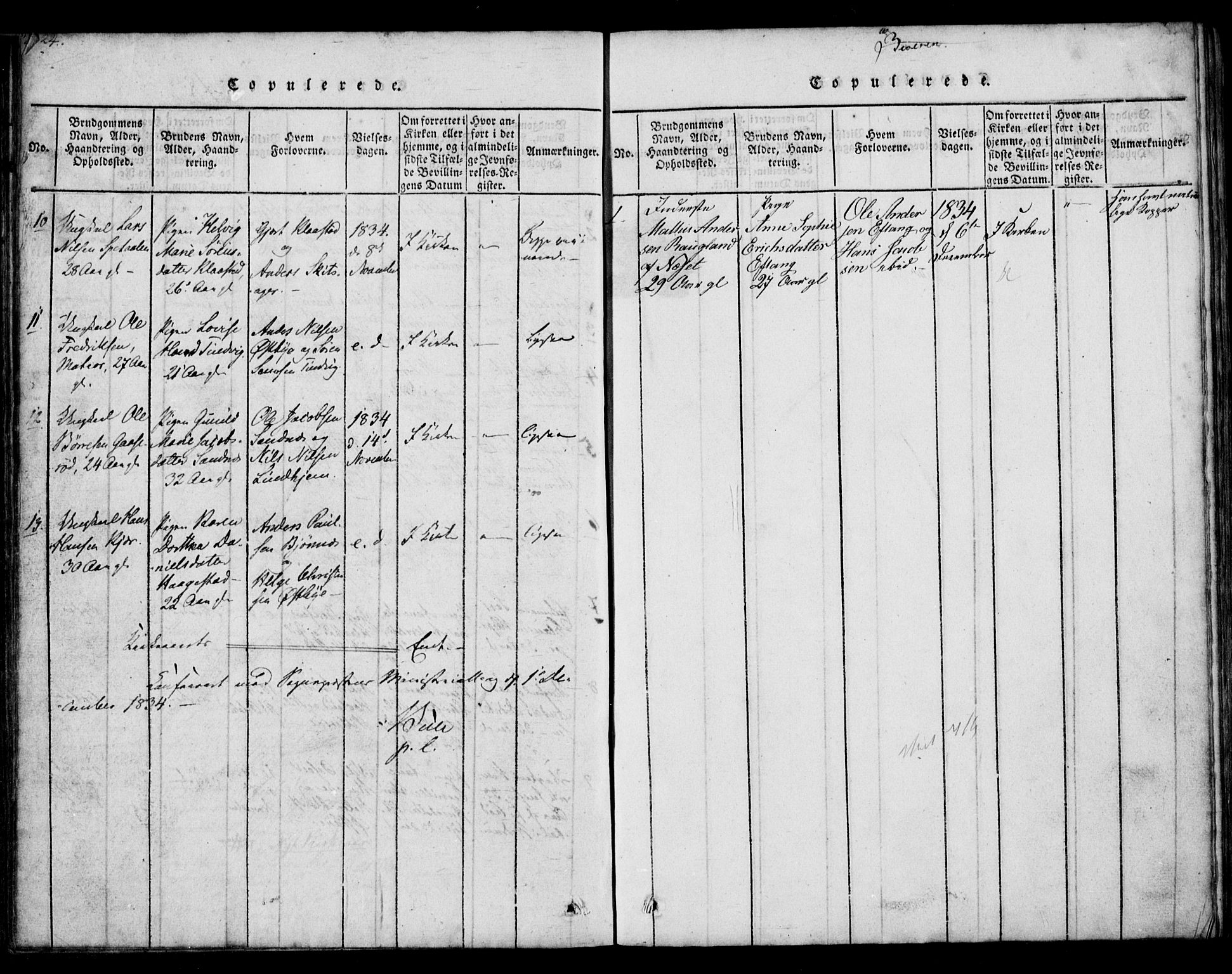 Tjølling kirkebøker, AV/SAKO-A-60/G/Ga/L0001: Klokkerbok nr. 1, 1814-1835, s. 424
