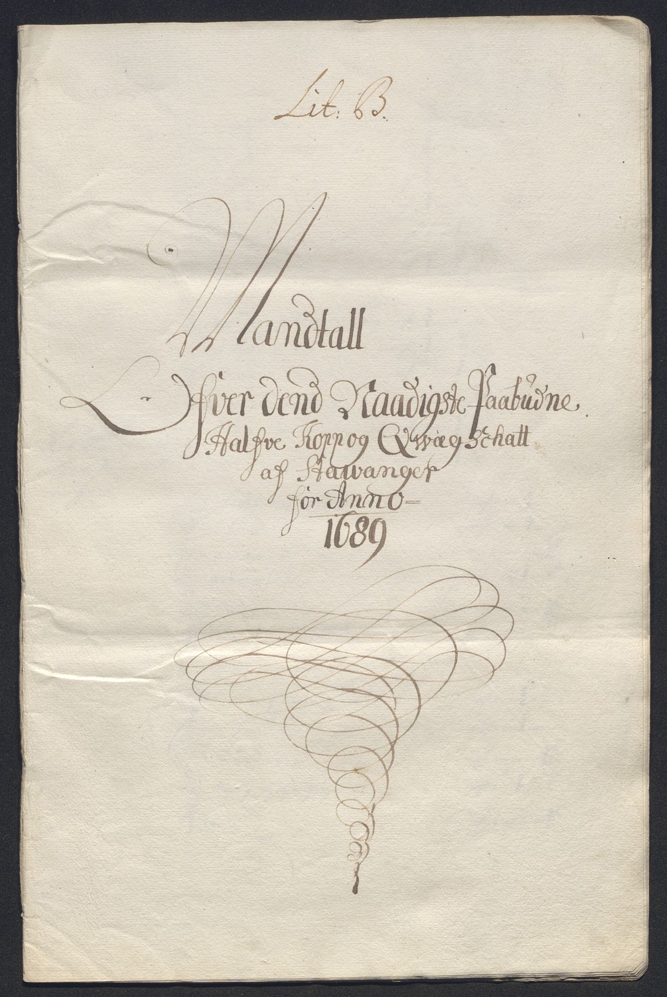 Rentekammeret inntil 1814, Reviderte regnskaper, Byregnskaper, AV/RA-EA-4066/R/Ro/L0302: [O4] Kontribusjonsregnskap, 1687-1711, s. 56