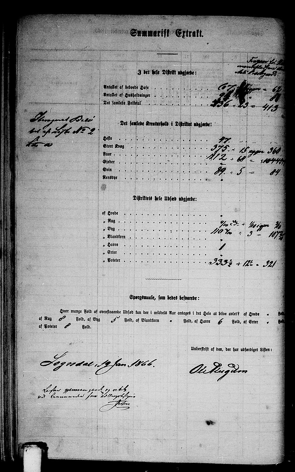 RA, Folketelling 1865 for 1420P Sogndal prestegjeld, 1865, s. 49