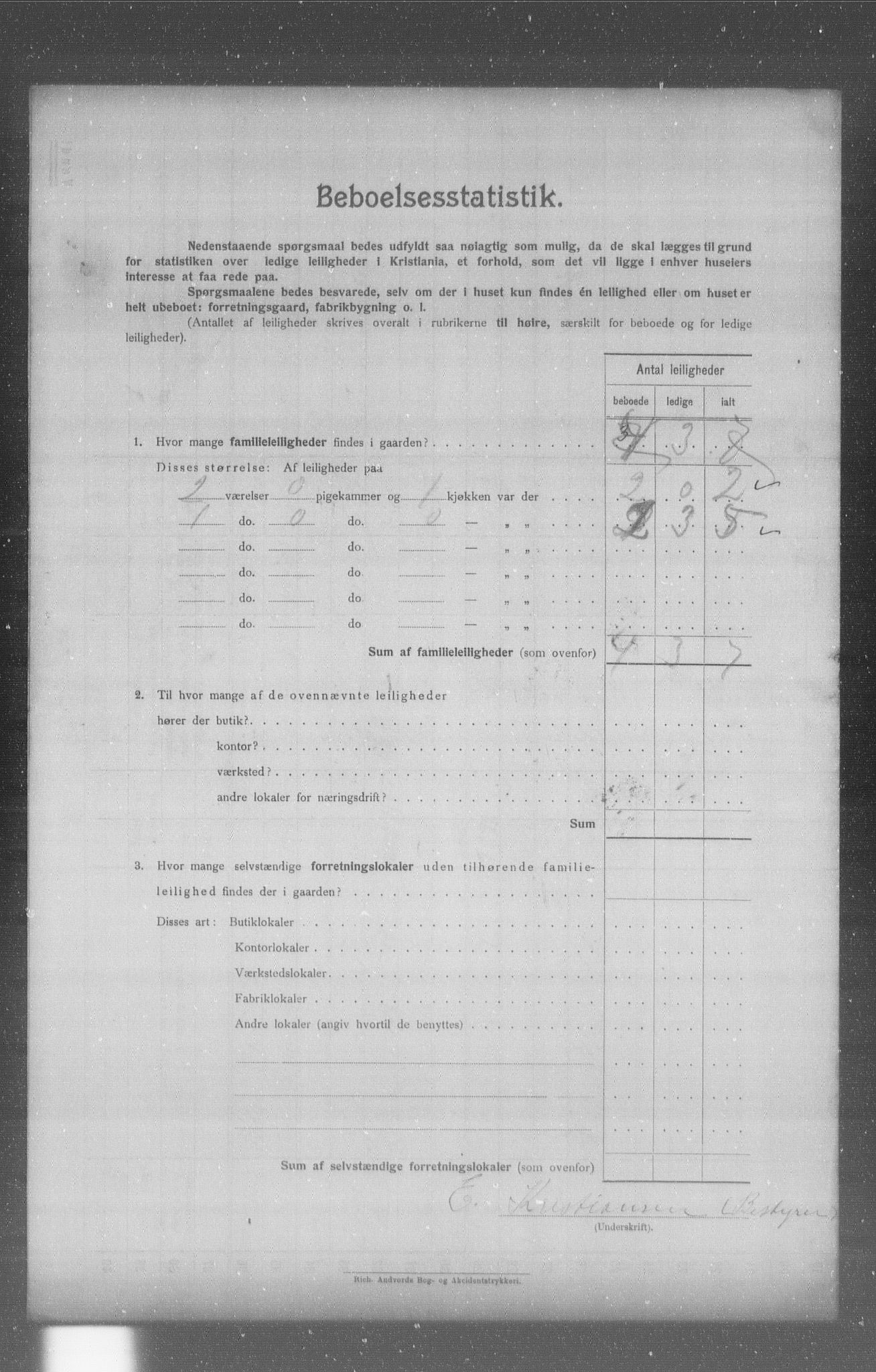 OBA, Kommunal folketelling 31.12.1904 for Kristiania kjøpstad, 1904, s. 5367