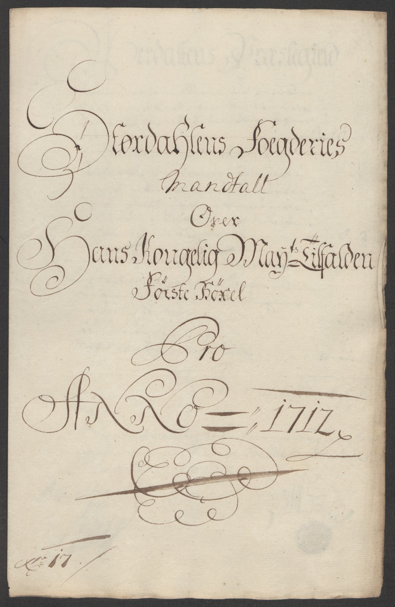 Rentekammeret inntil 1814, Reviderte regnskaper, Fogderegnskap, AV/RA-EA-4092/R62/L4202: Fogderegnskap Stjørdal og Verdal, 1712, s. 212