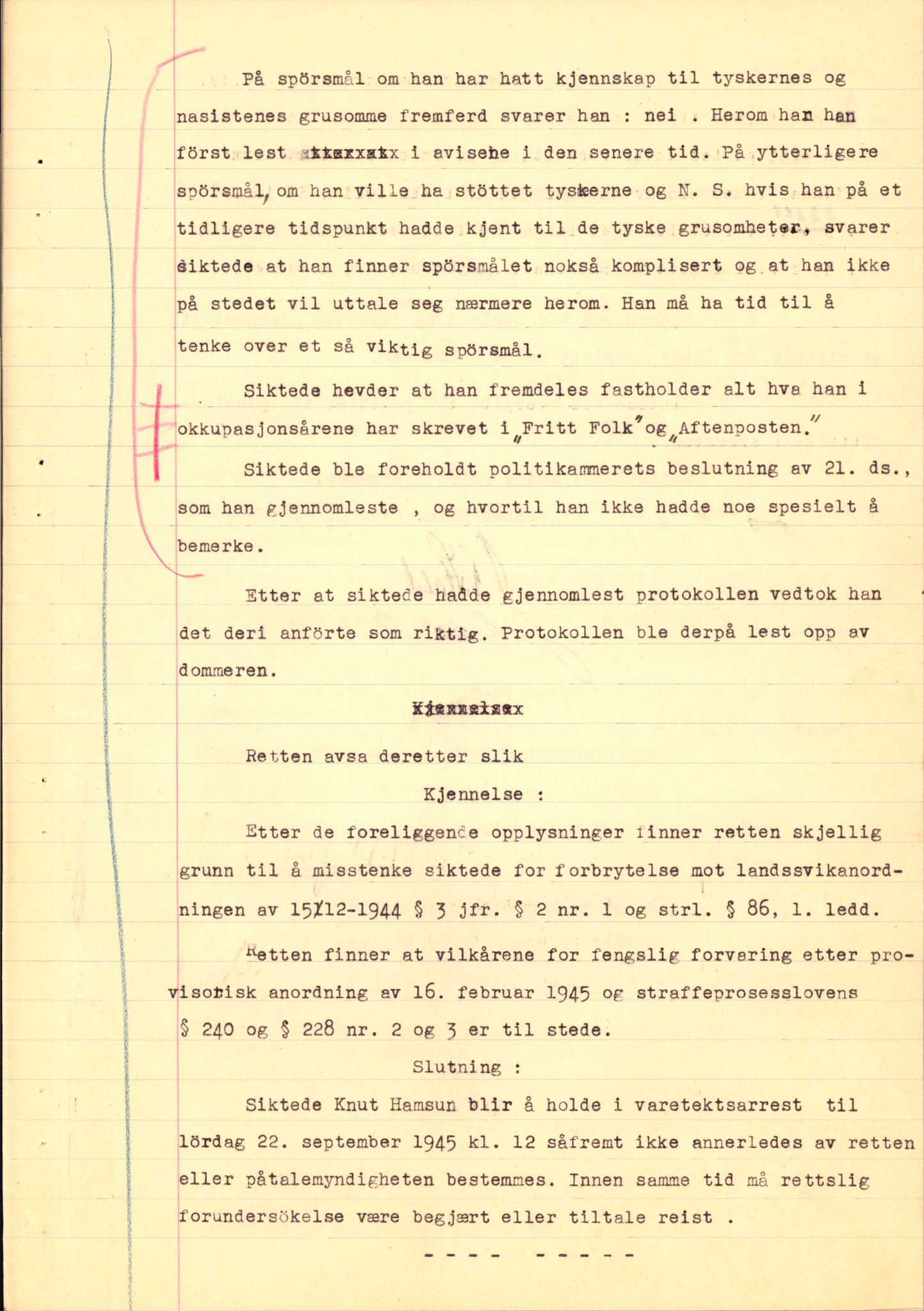 Landssvikarkivet, Arendal politikammer, AV/RA-S-3138-25/D/Dc, 1945-1951, s. 42