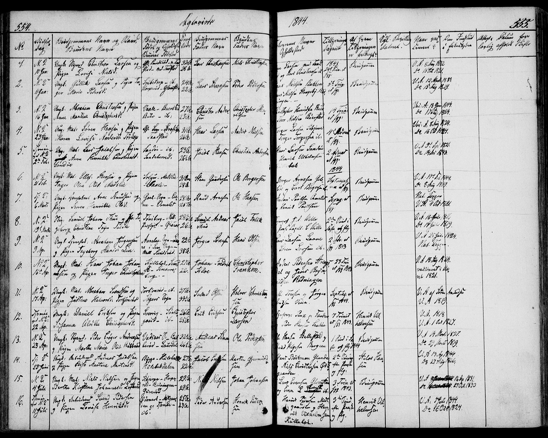 Nøtterøy kirkebøker, AV/SAKO-A-354/F/Fa/L0005: Ministerialbok nr. I 5, 1839-1852, s. 554-555