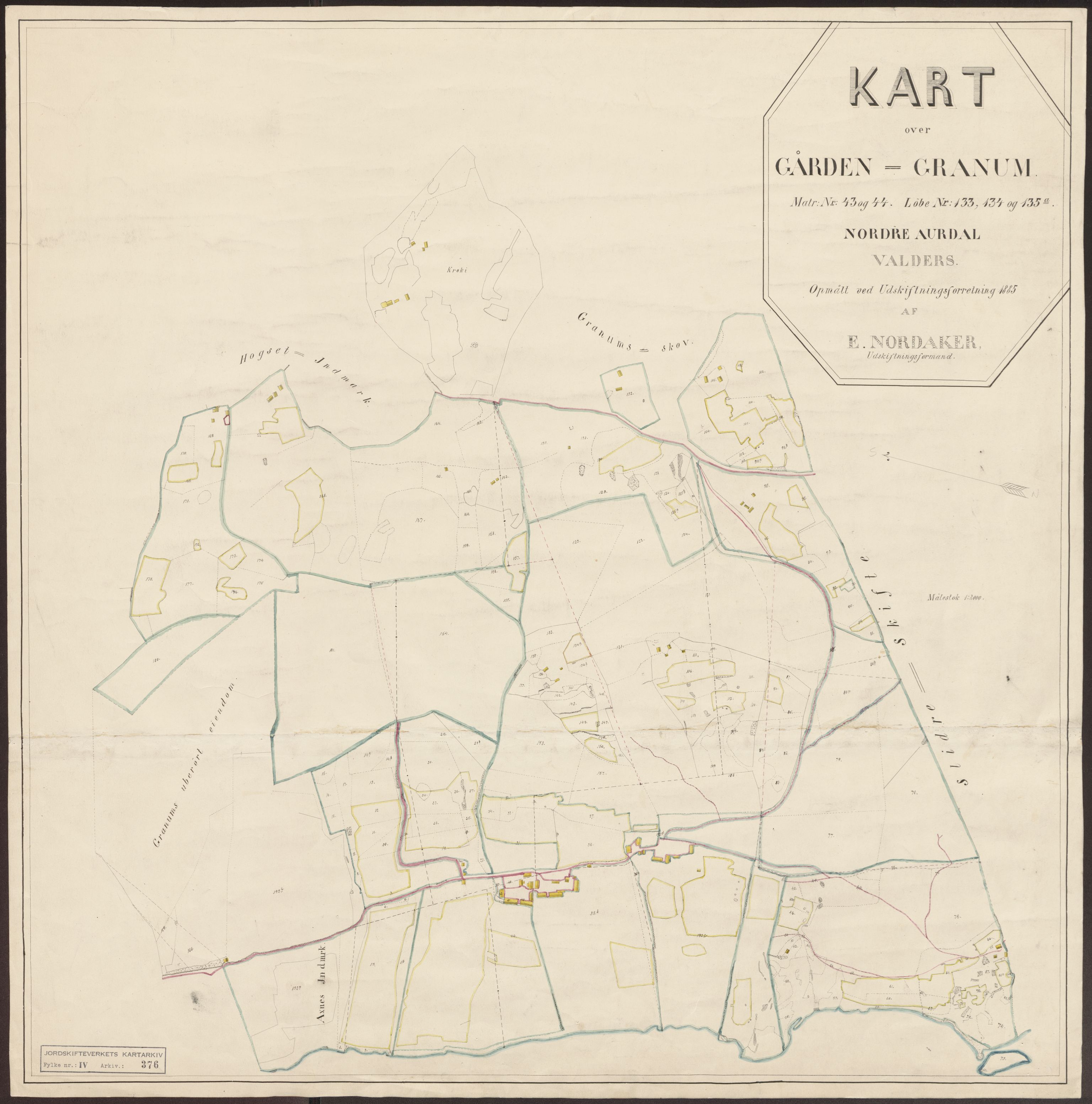 Jordskifteverkets kartarkiv, RA/S-3929/T, 1859-1988, s. 447