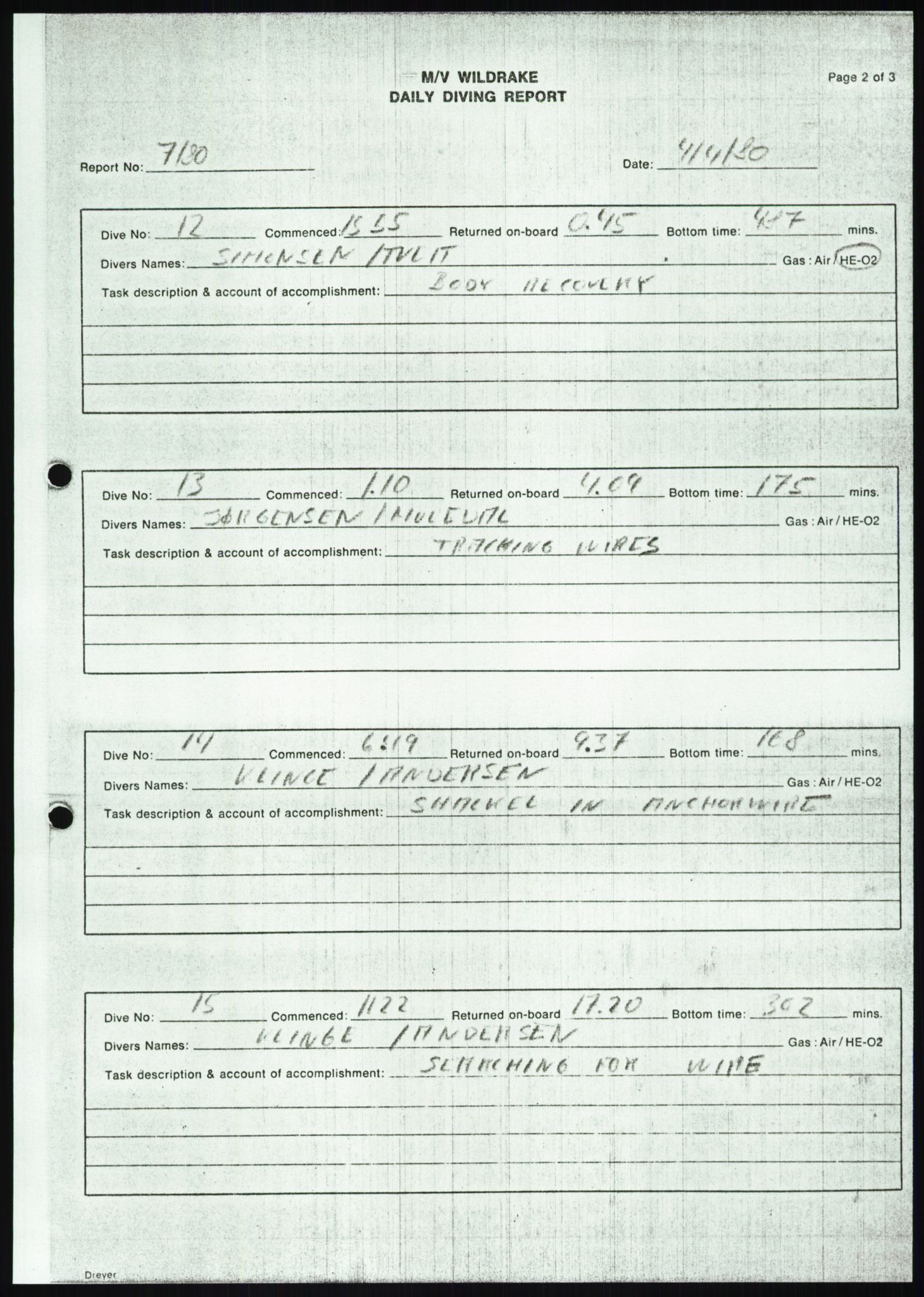 Justisdepartementet, Granskningskommisjonen ved Alexander Kielland-ulykken 27.3.1980, AV/RA-S-1165/D/L0018: R Feltopprydning (Doku.liste + R2, R4-R6 av 6), 1980-1981, s. 136