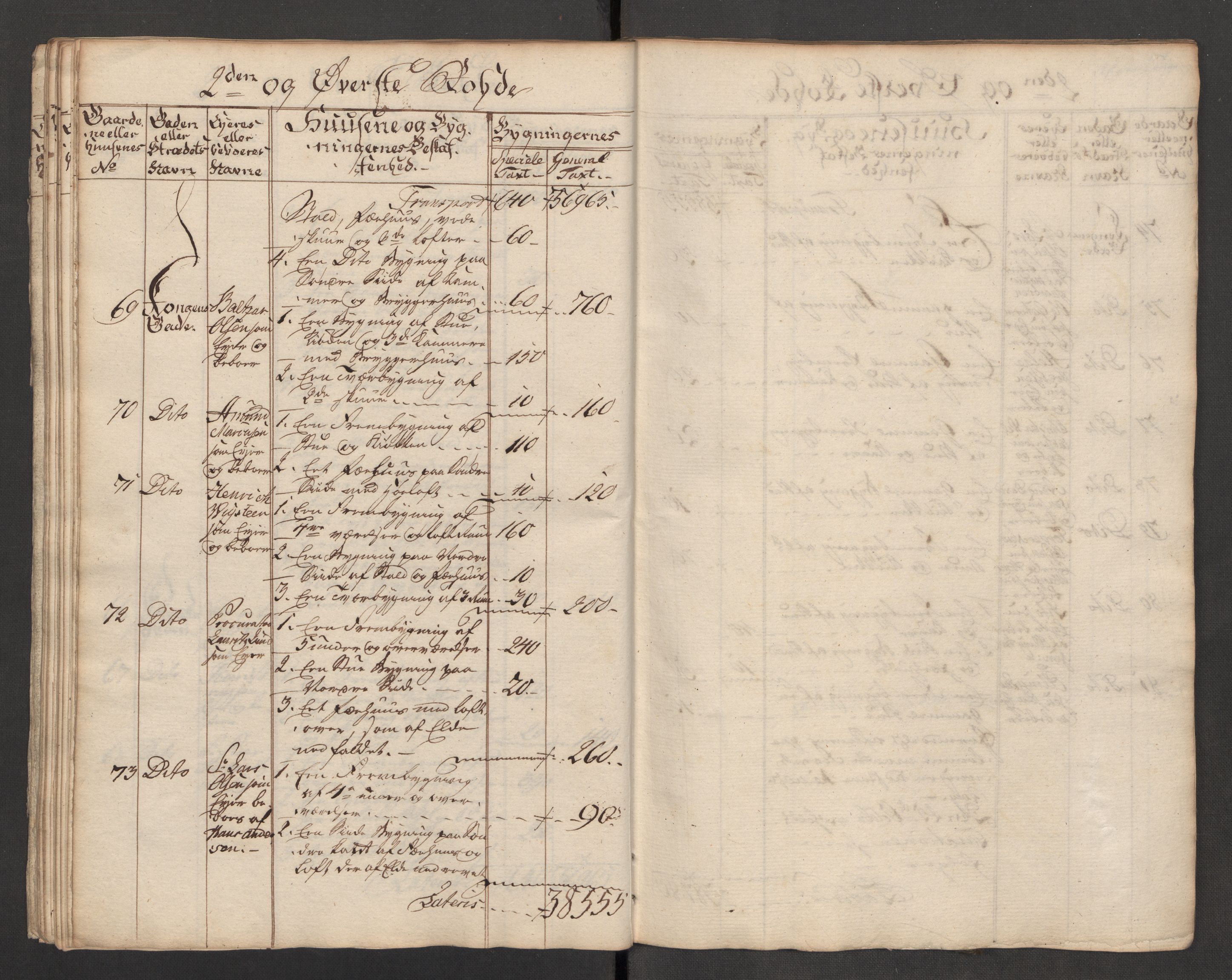 Kommersekollegiet, Brannforsikringskontoret 1767-1814, AV/RA-EA-5458/F/Fa/L0040/0003: Moss / Branntakstprotokoll, 1777, s. 25